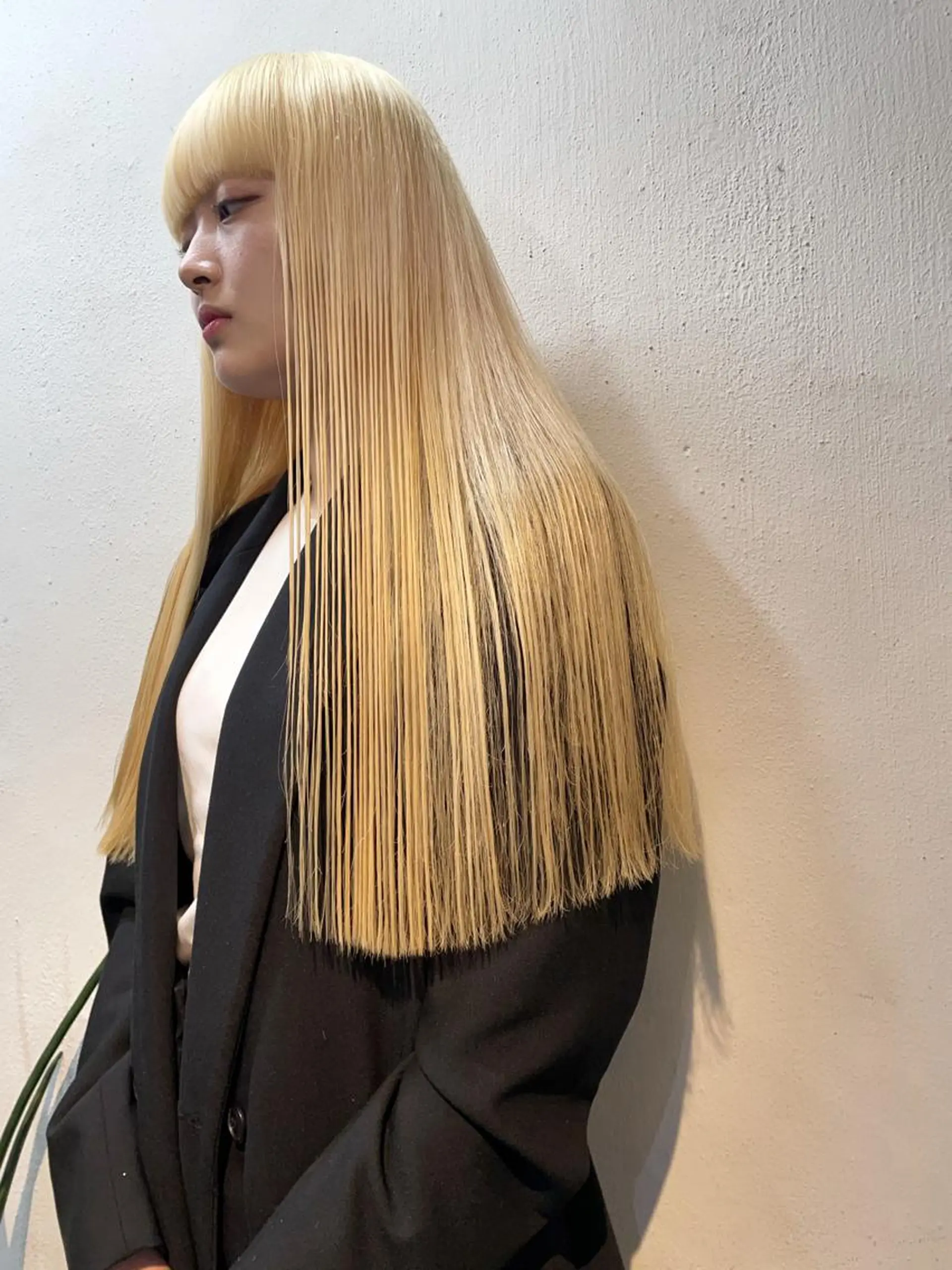 ロング カラー ヘアアレンジ 丸山渉/パーマ エフェクトブリーチのヘアスタイル