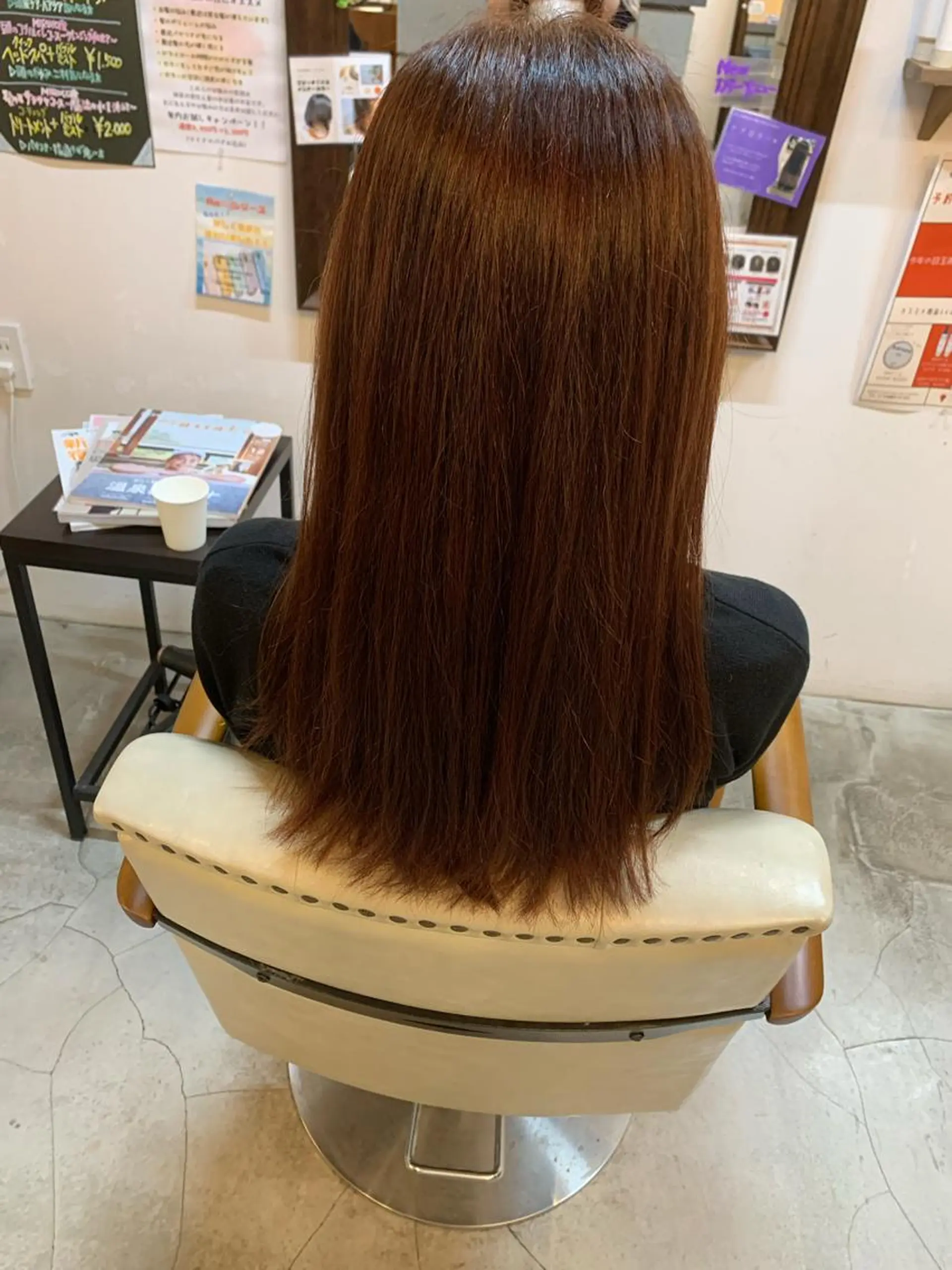 ロング カラー 長瀬 遥姫のヘアスタイル