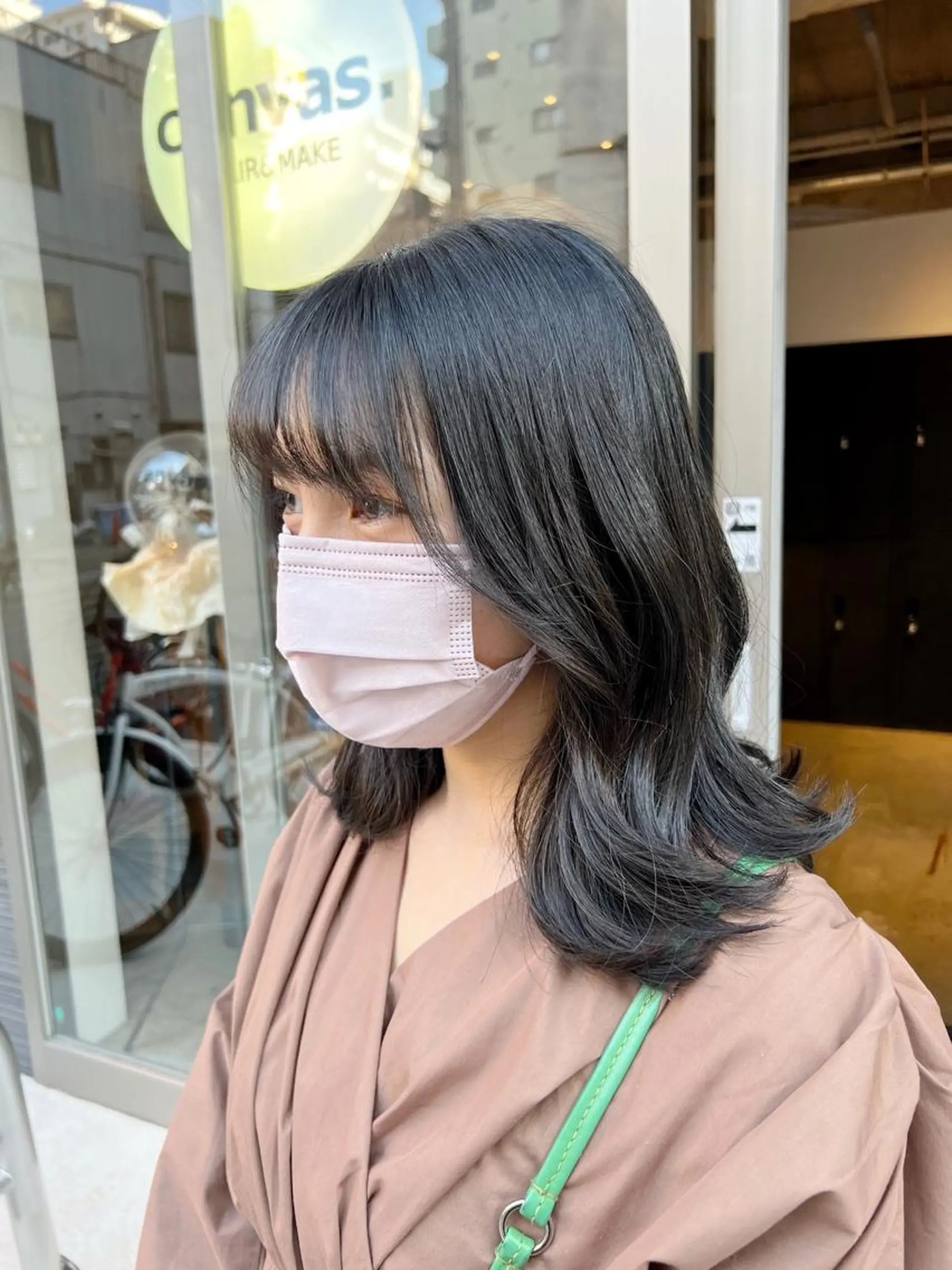 ミディアム 顔まわりレイヤー レイヤーカット ✨上品可愛い 時短艶髪/後藤✨のヘアスタイル