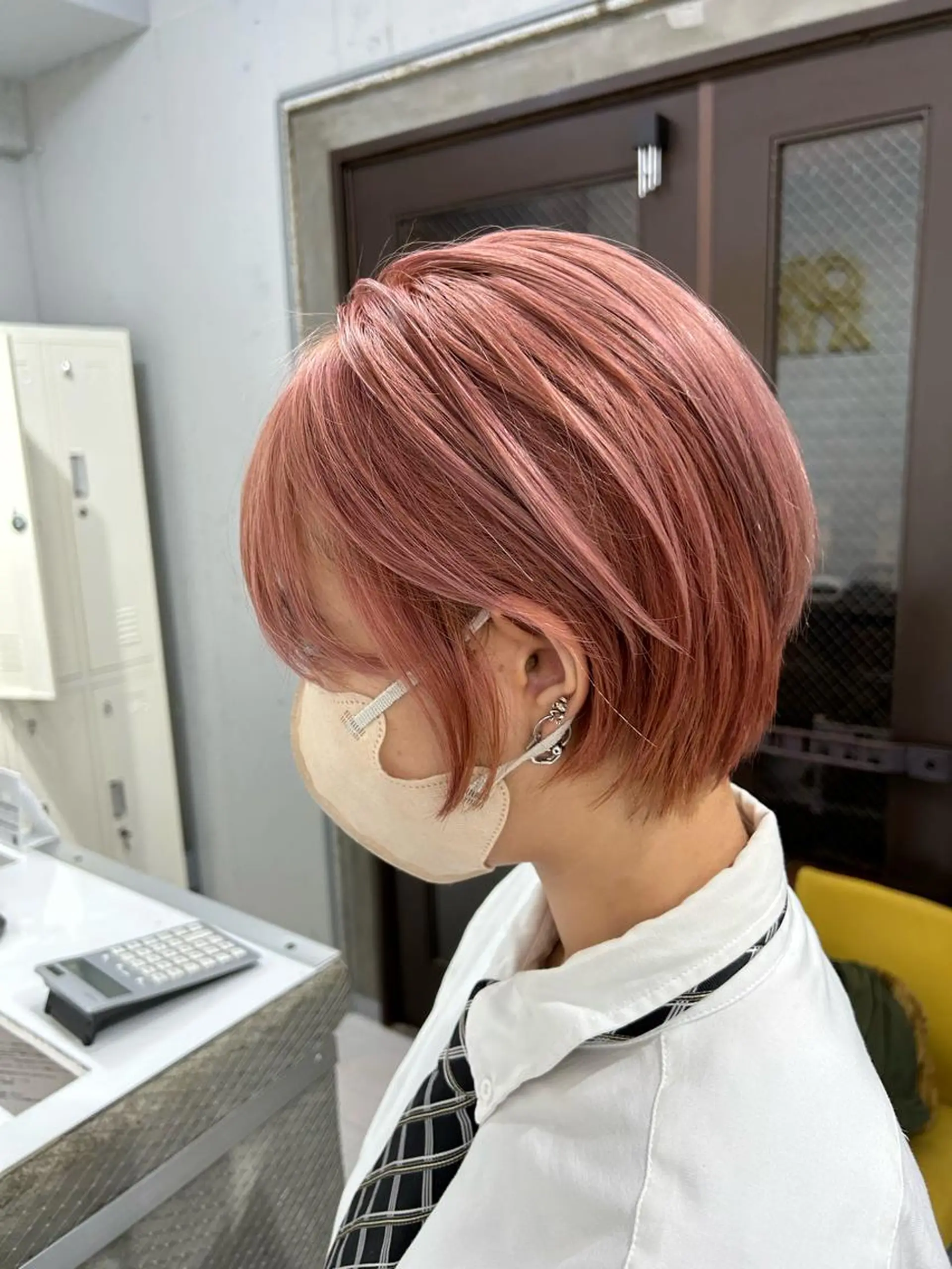 ショート カラー onyx所属・表参道/ハイライト・ バレイヤージュのヘアスタイル