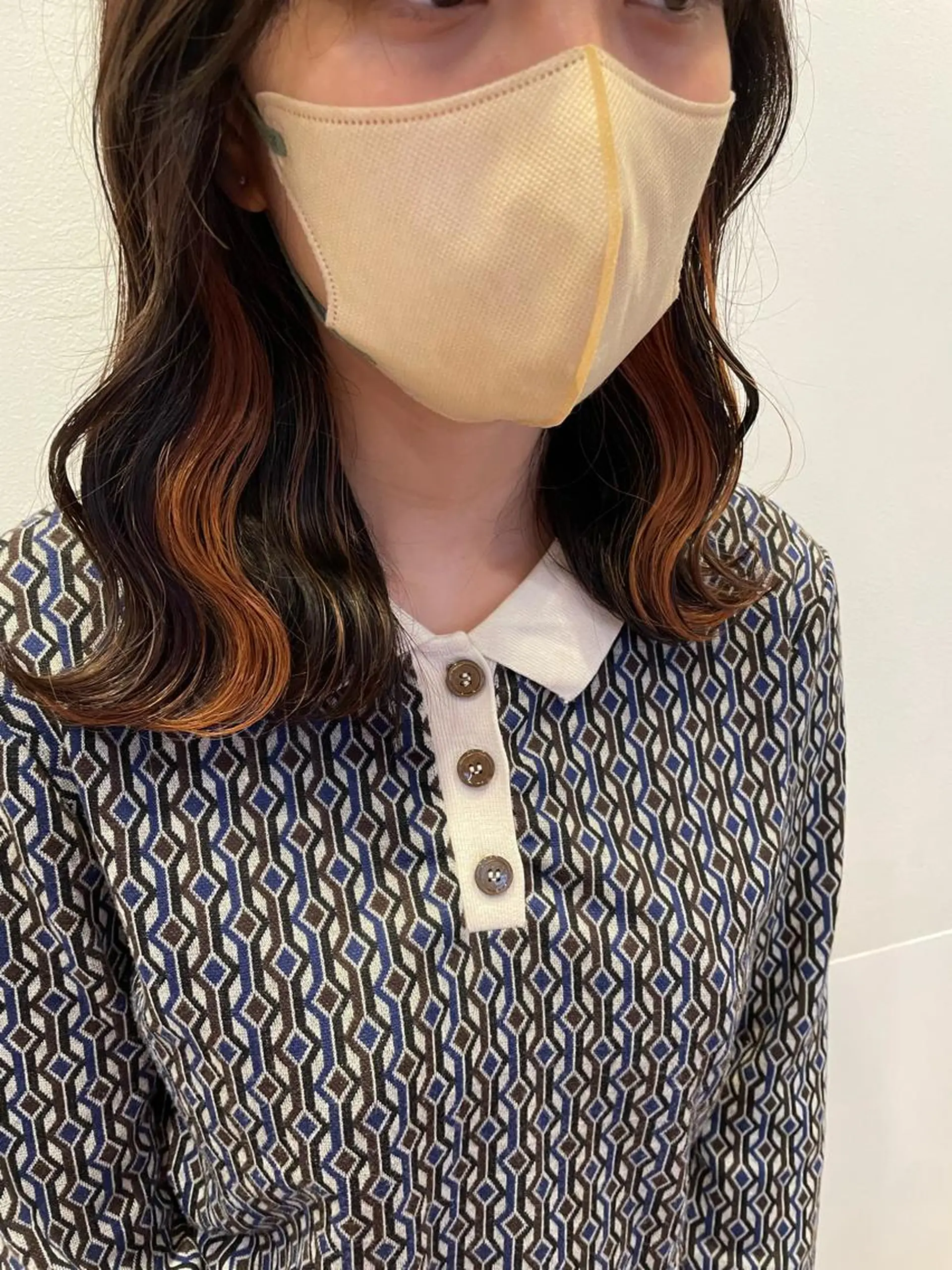 セミロング カラー ヘアアレンジ ヘアカラー 7月末まで予約可能/ ヤマモト モエのヘアスタイル