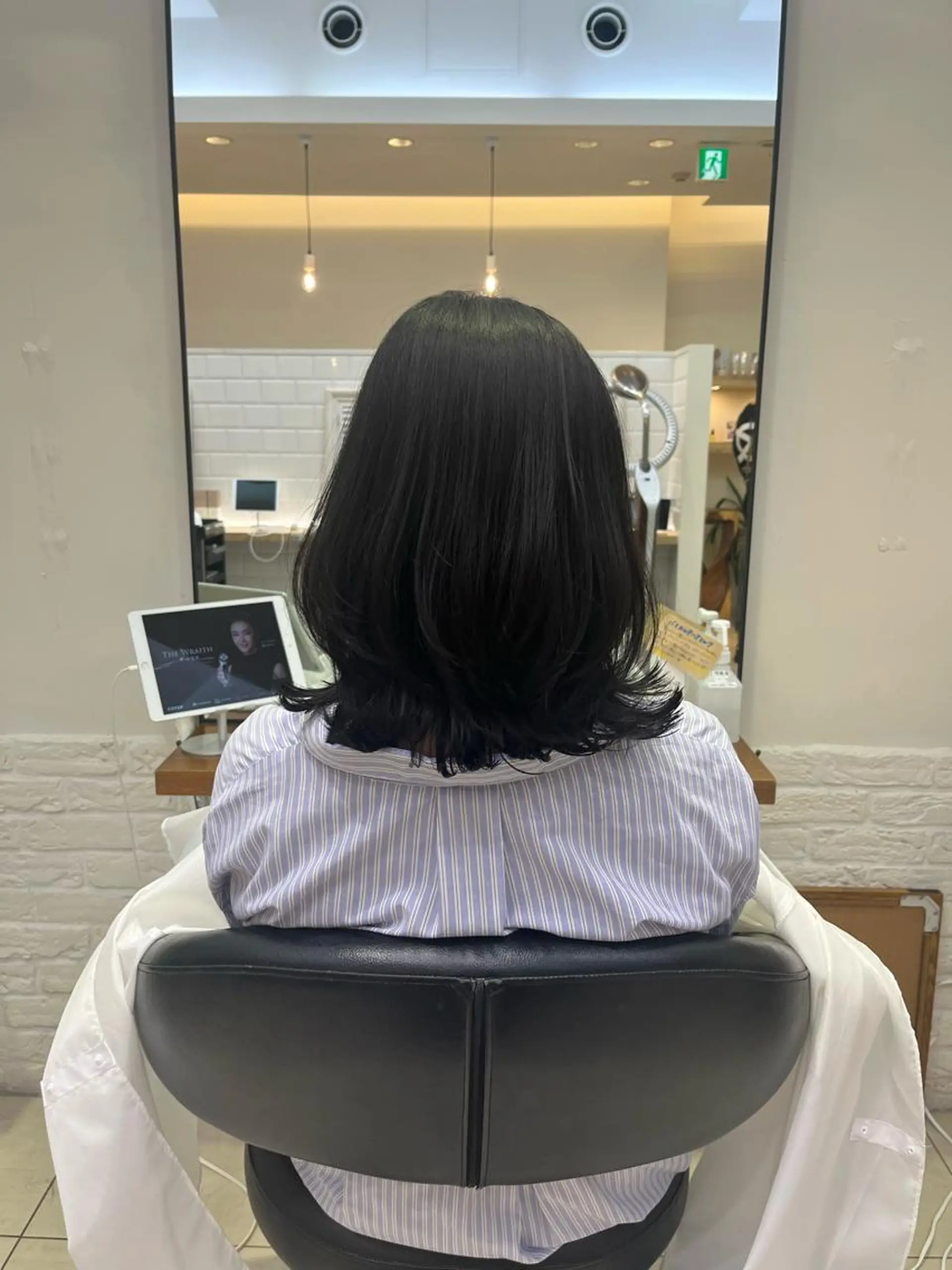 ミディアム カット トリートメント コテ巻き風パーマ🫧 麻尋のヘアスタイル