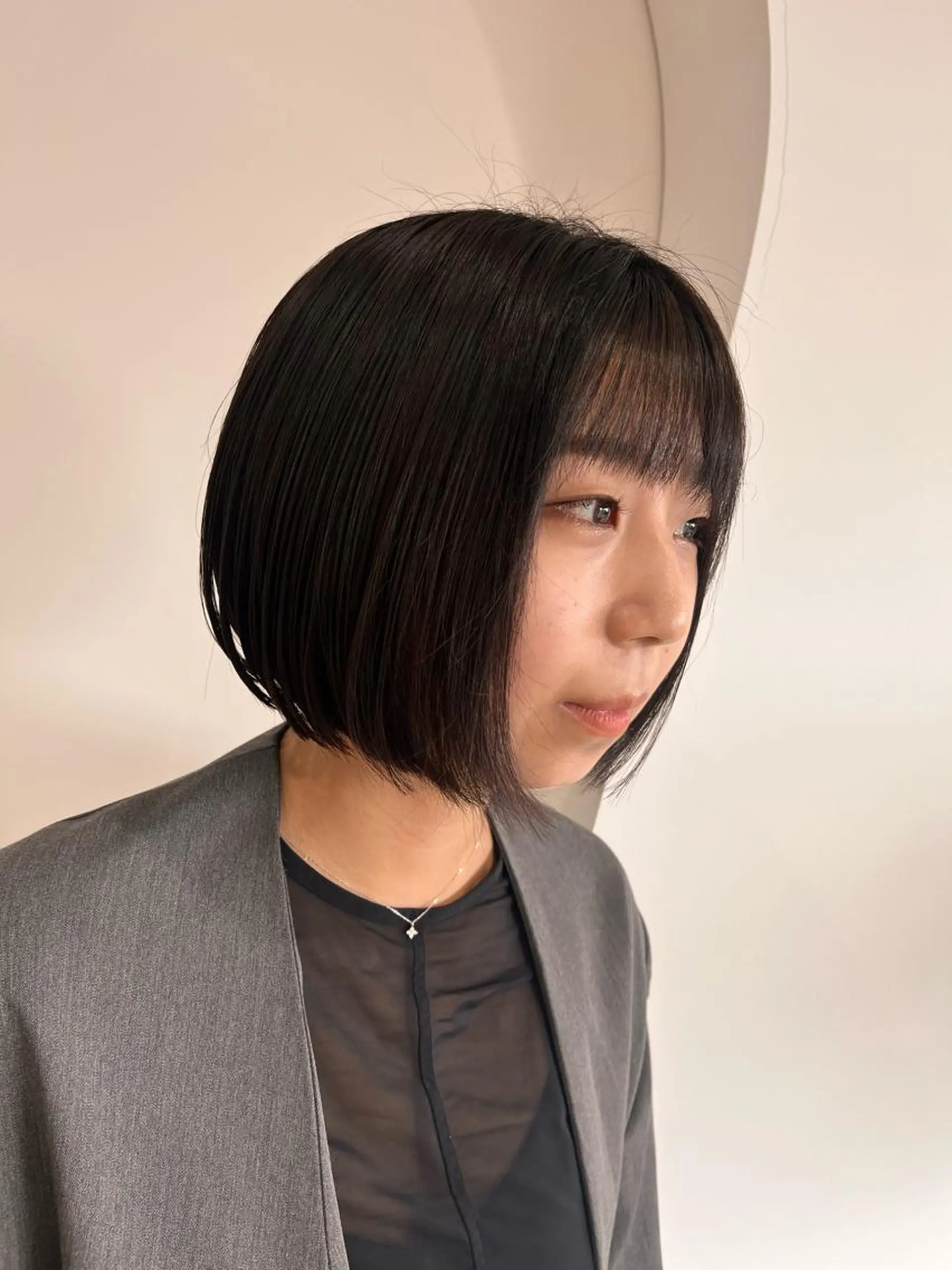 ショート ヘアカラー 武村美咲/ 暖色/艶カラーのヘアスタイル