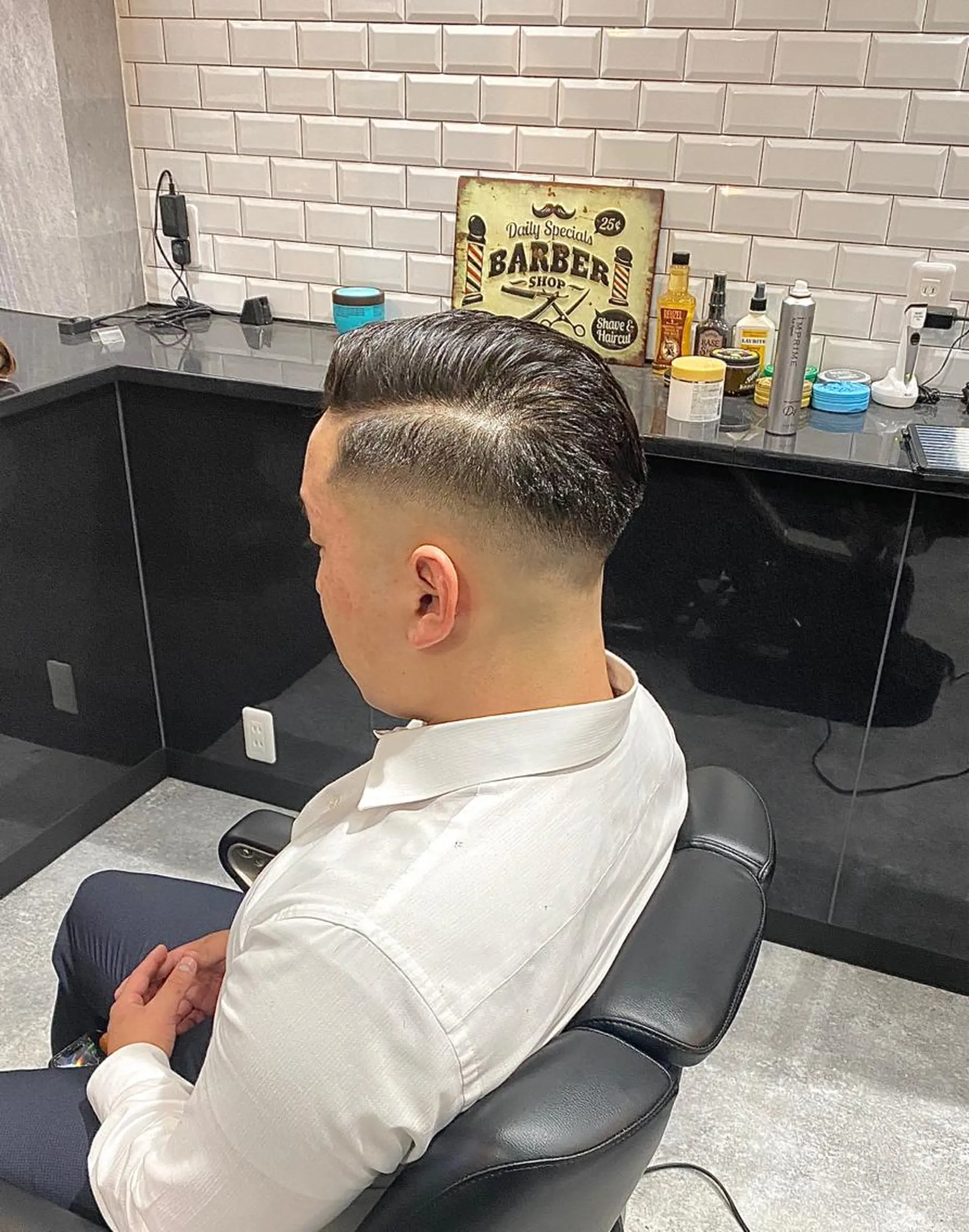 ショート メンズ フェードカット スキンフェード カット 前田賢生 ご新規様はNGのヘアスタイル
