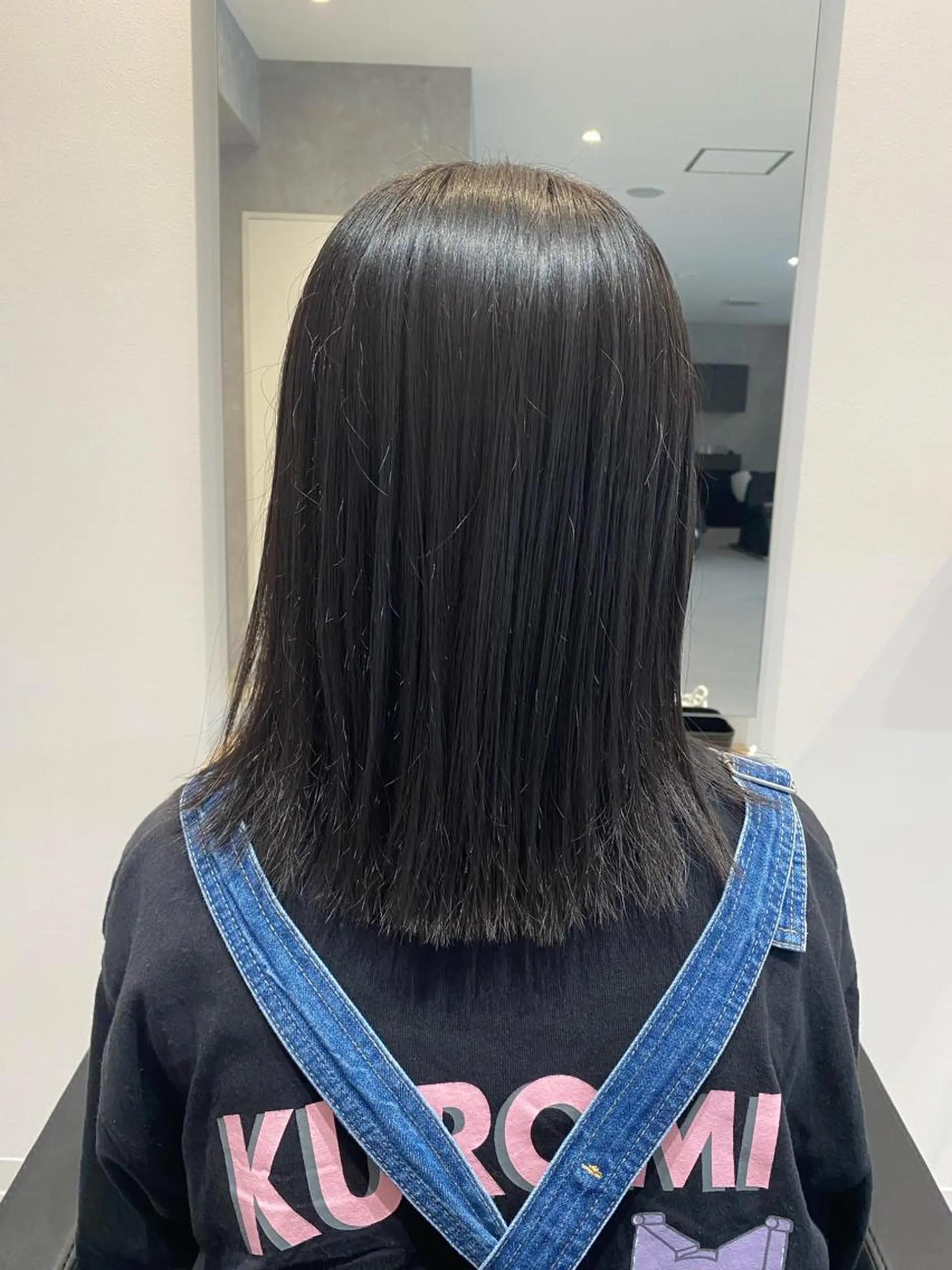 ミディアム 縮毛矯正 トリートメント Hair Ange伊達店所属・山口 美緒のヘアスタイル