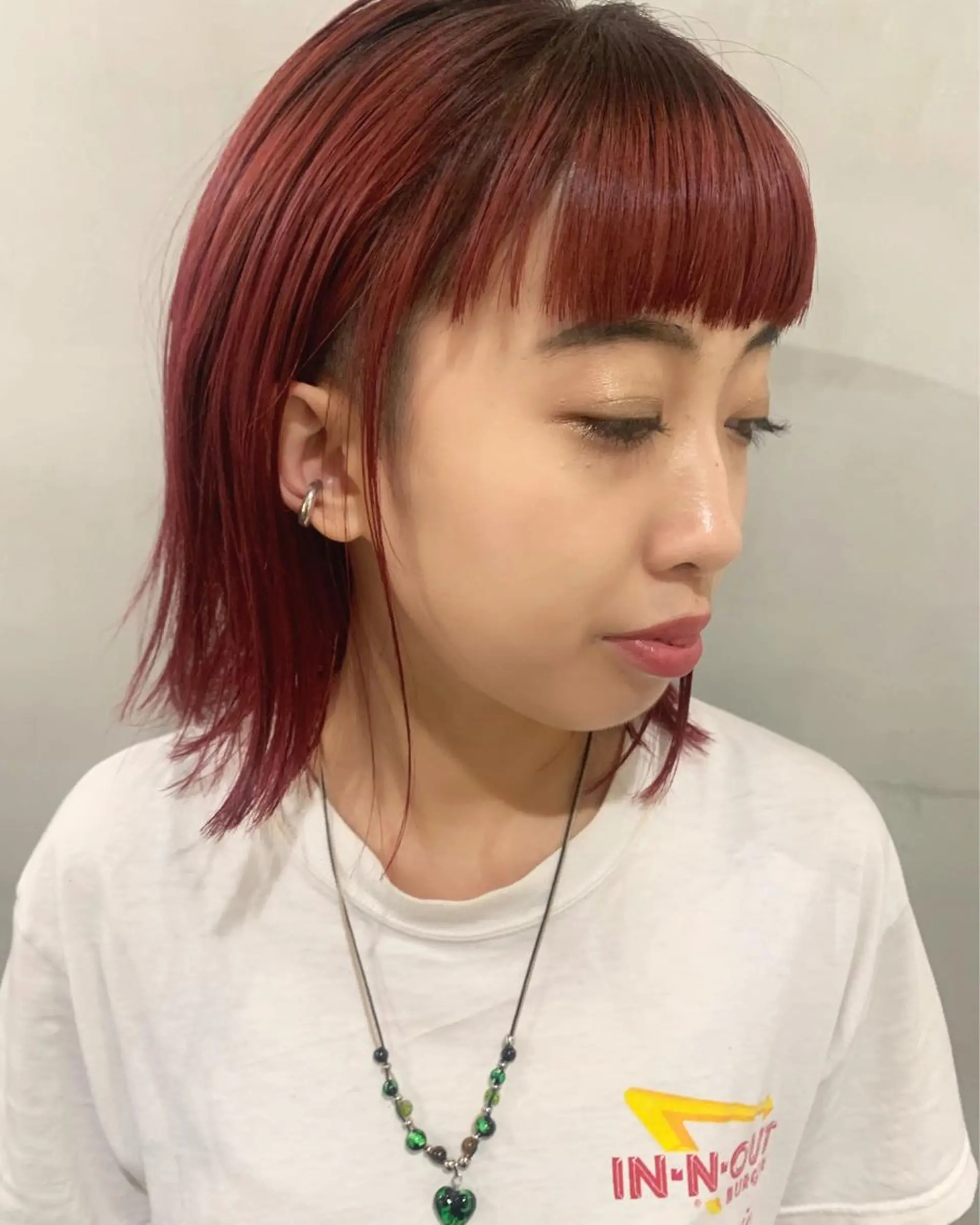 ショート カラー カット ヘアカラー トリートメント 優 作のヘアスタイル