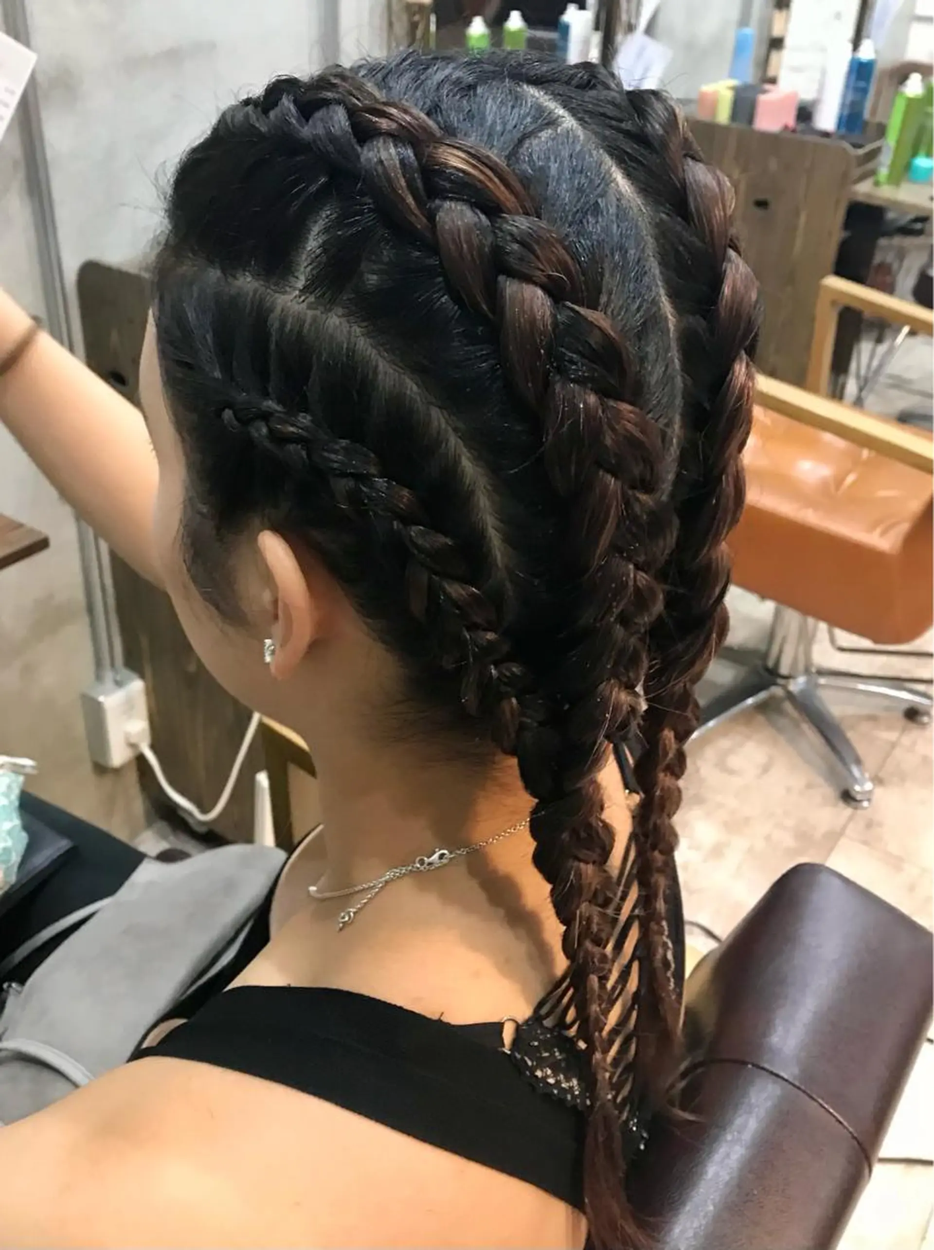 セミロング まつパ・ヘアセット ♡Chinami♡のマツエク・マツパデザイン