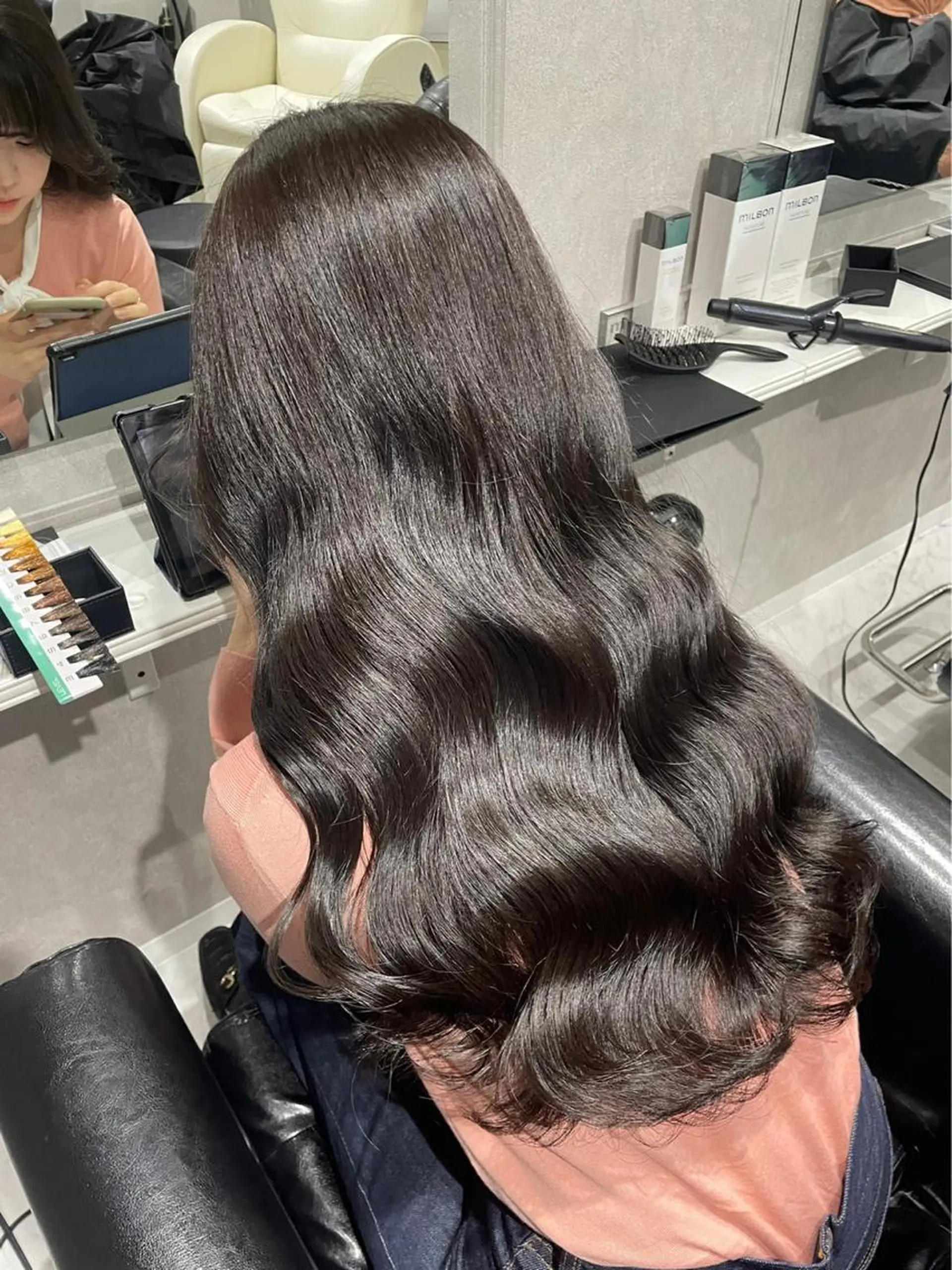 ロング カラー mimiiy梅田 中崎町ハイトーンのヘアスタイル