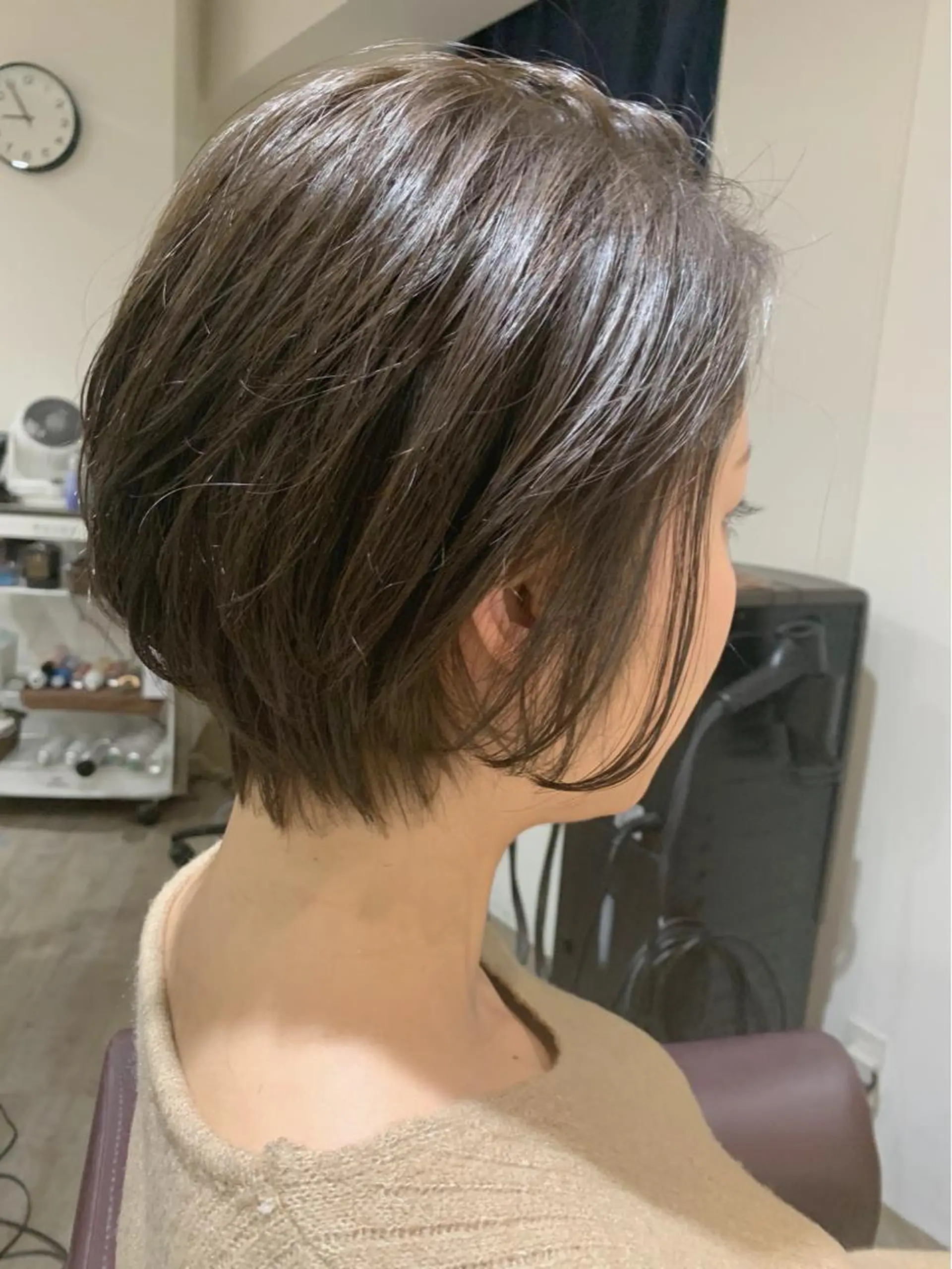 ショート カラー ハンサムショート ショートヘア バレイヤージュ KAZUMAのヘアスタイル