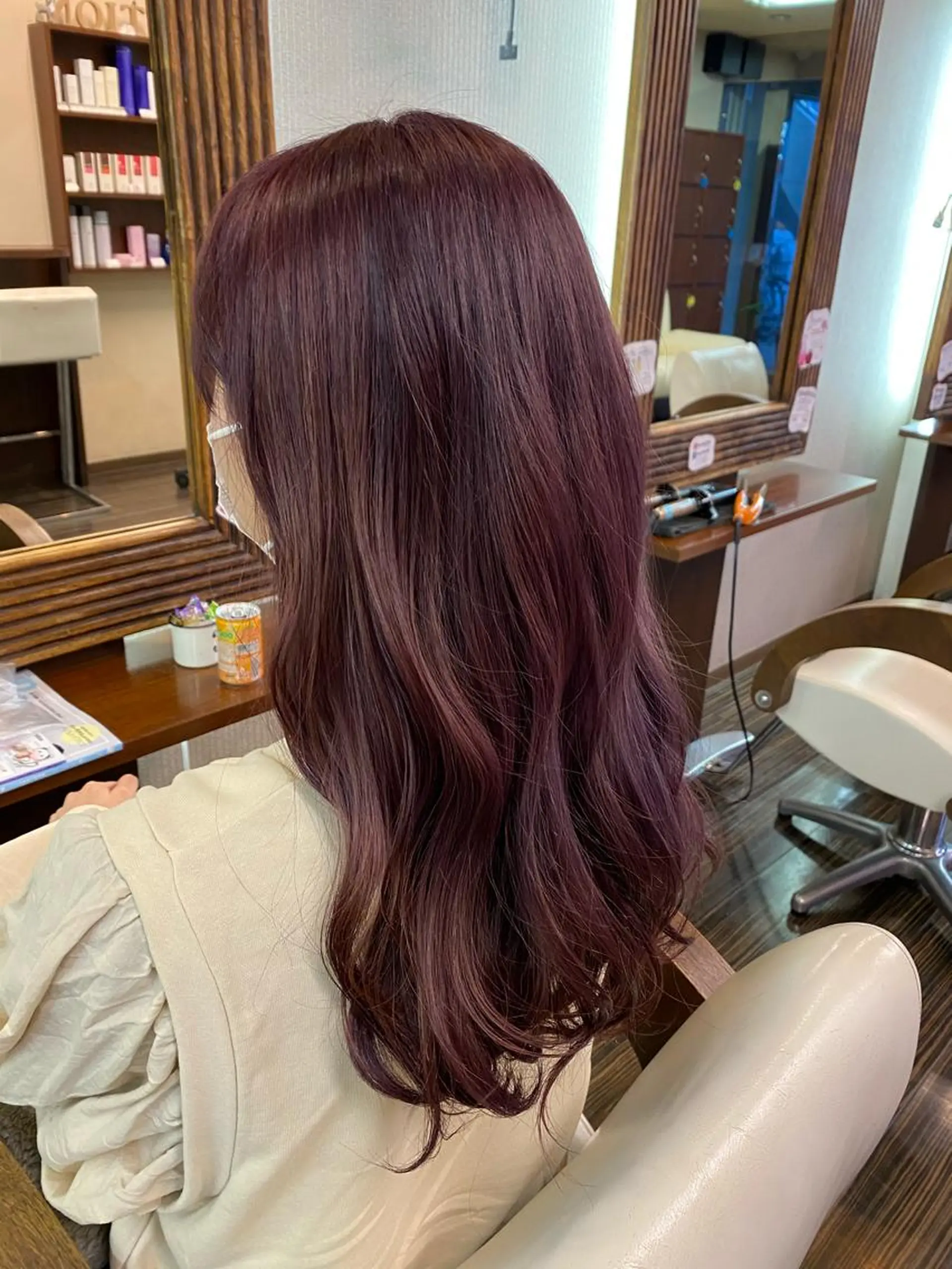 ロング カラー ヘアアレンジ ヘアカラー トリートメント 加藤 瑠美のヘアスタイル