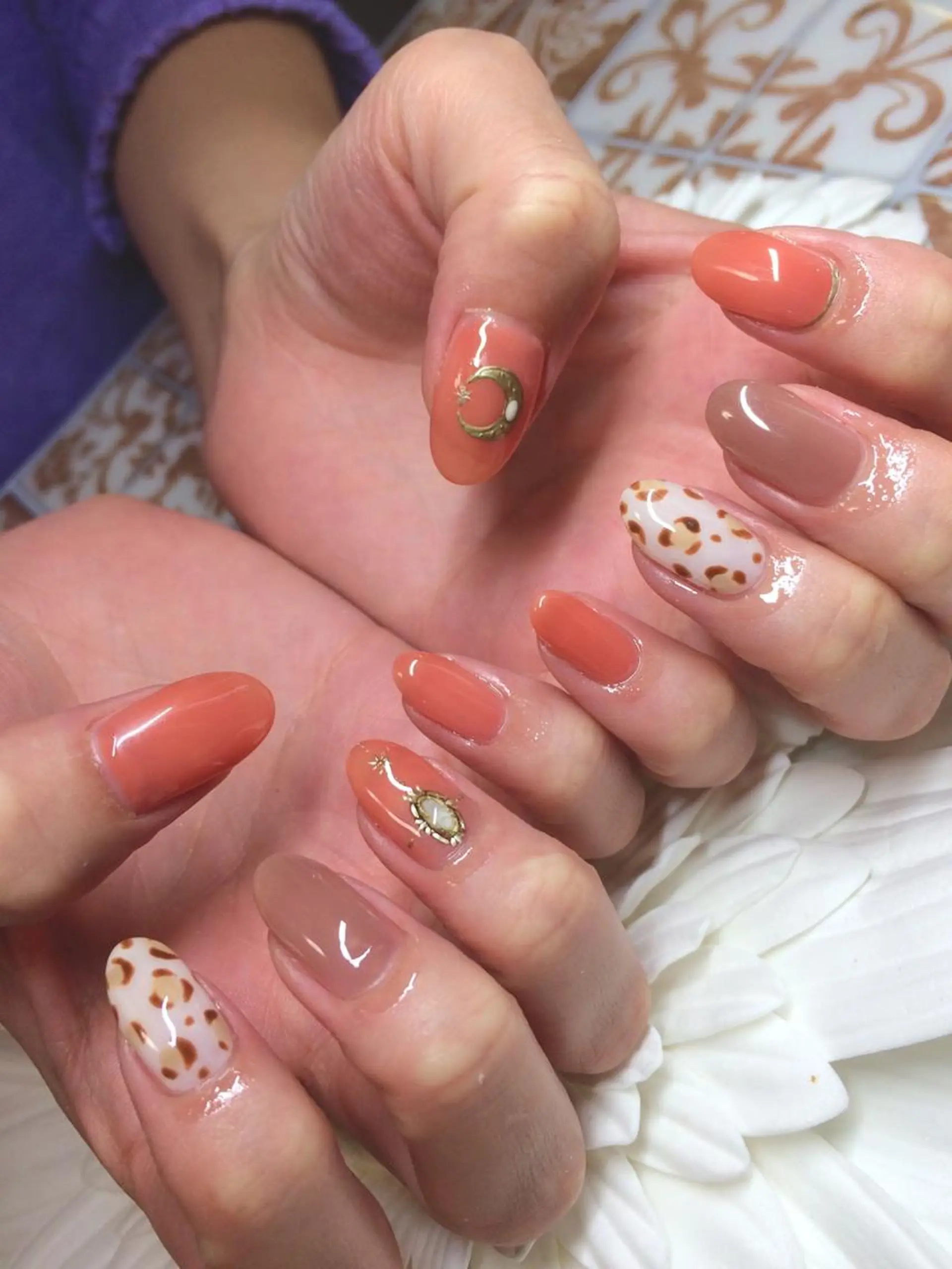 ネイル アートネイル ハンドネイル Nailsalon E's cafeのネイルデザイン