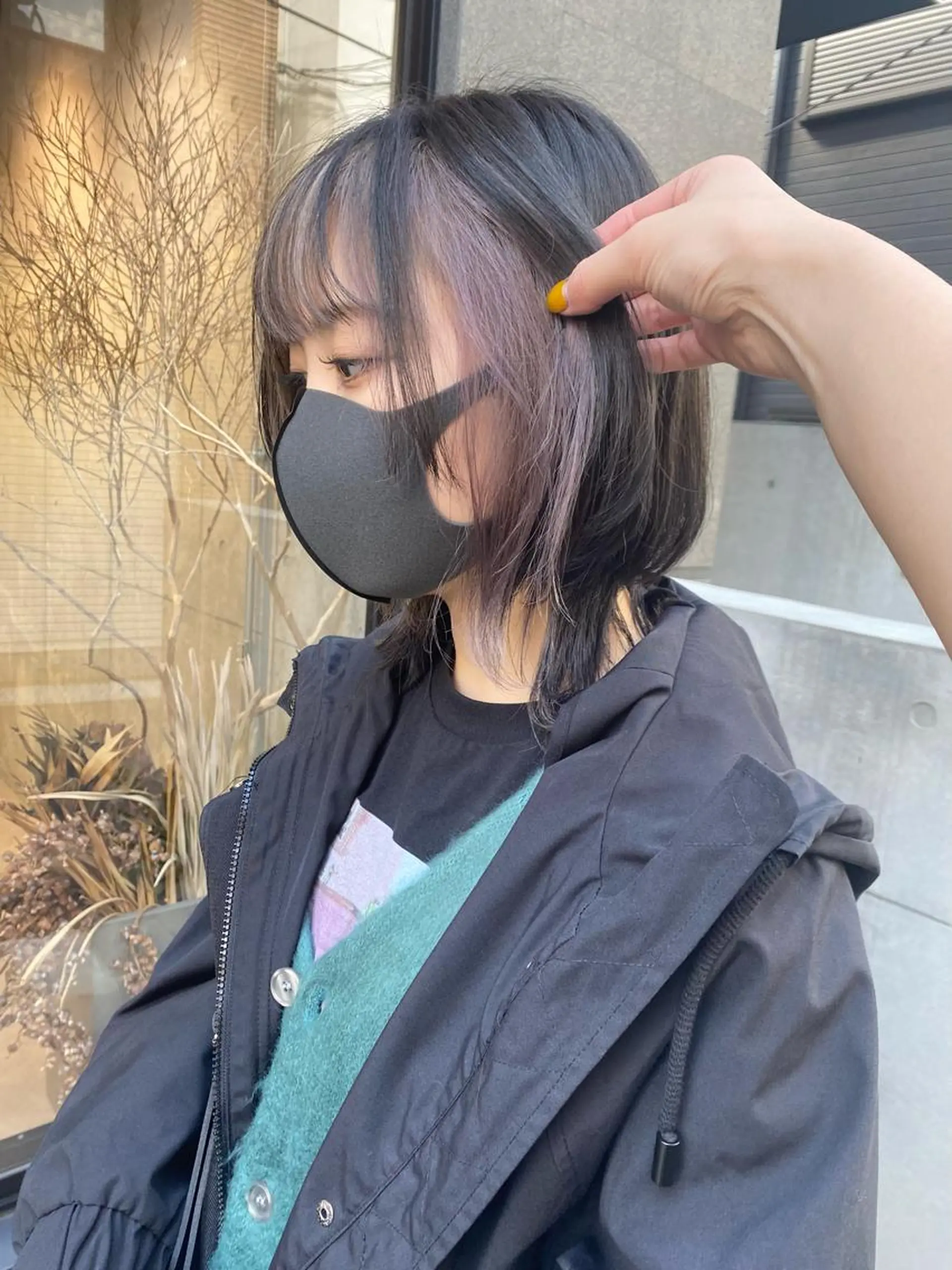ショート カラー ミストバング  フェイスフレーミング ヘアカラー トリートメント kaho🧸 / 大人styleのヘアスタイル