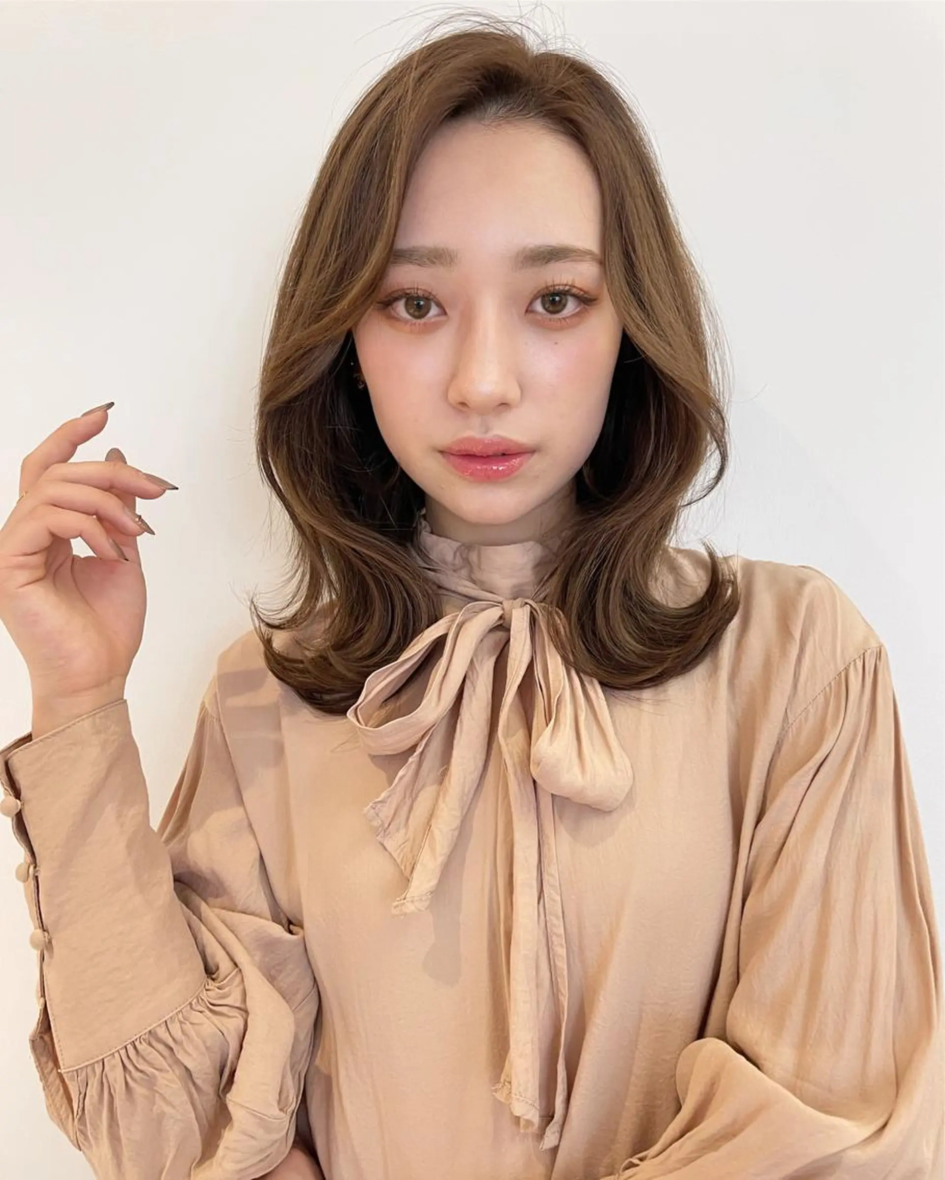 セミロング カット トリートメント 松永 悠里のヘアスタイル