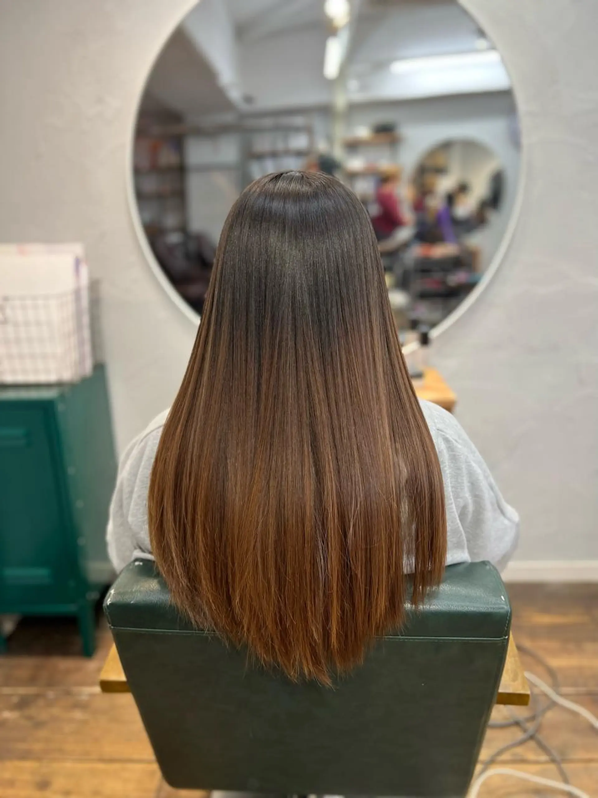 ロング カラー 髪質改善/縮毛矯正/ 超高濃度水素ケアのヘアスタイル