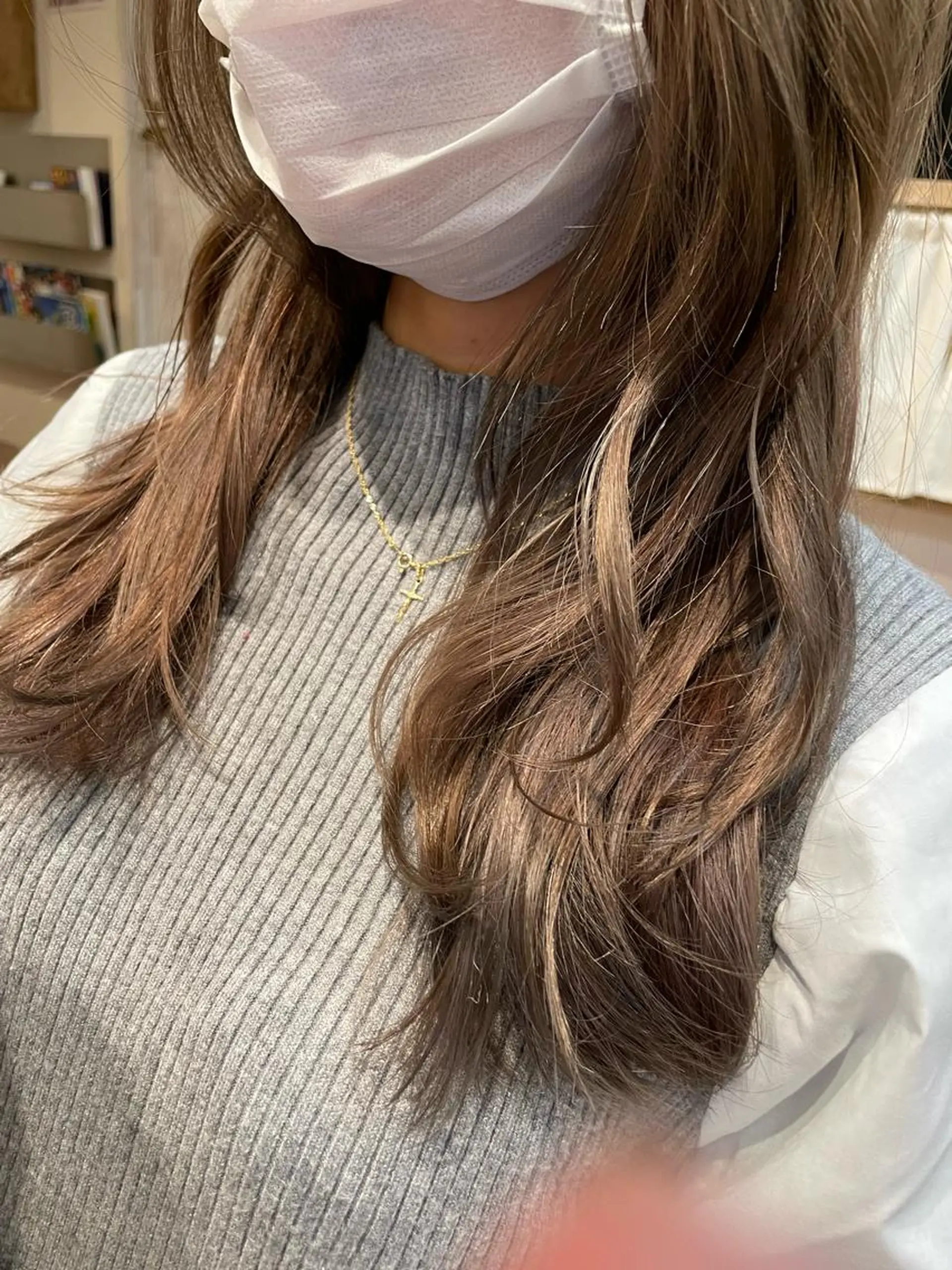 ロング カラー ベージュカラー ダブルカラー グラデーションカラー ✨横須賀髪質改善✨️ 加藤 百音のヘアスタイル