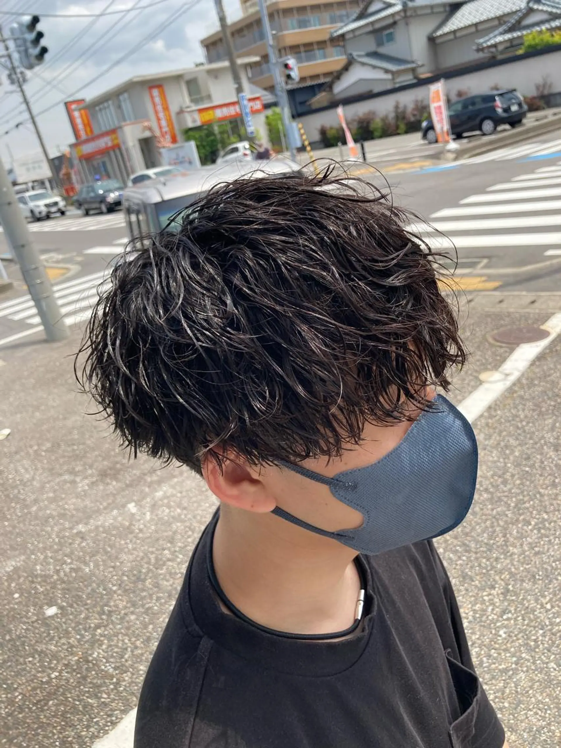 ミディアム パーマ メンズ 波巻きパーマ パーマが得意な【最高 悠斗】のヘアスタイル