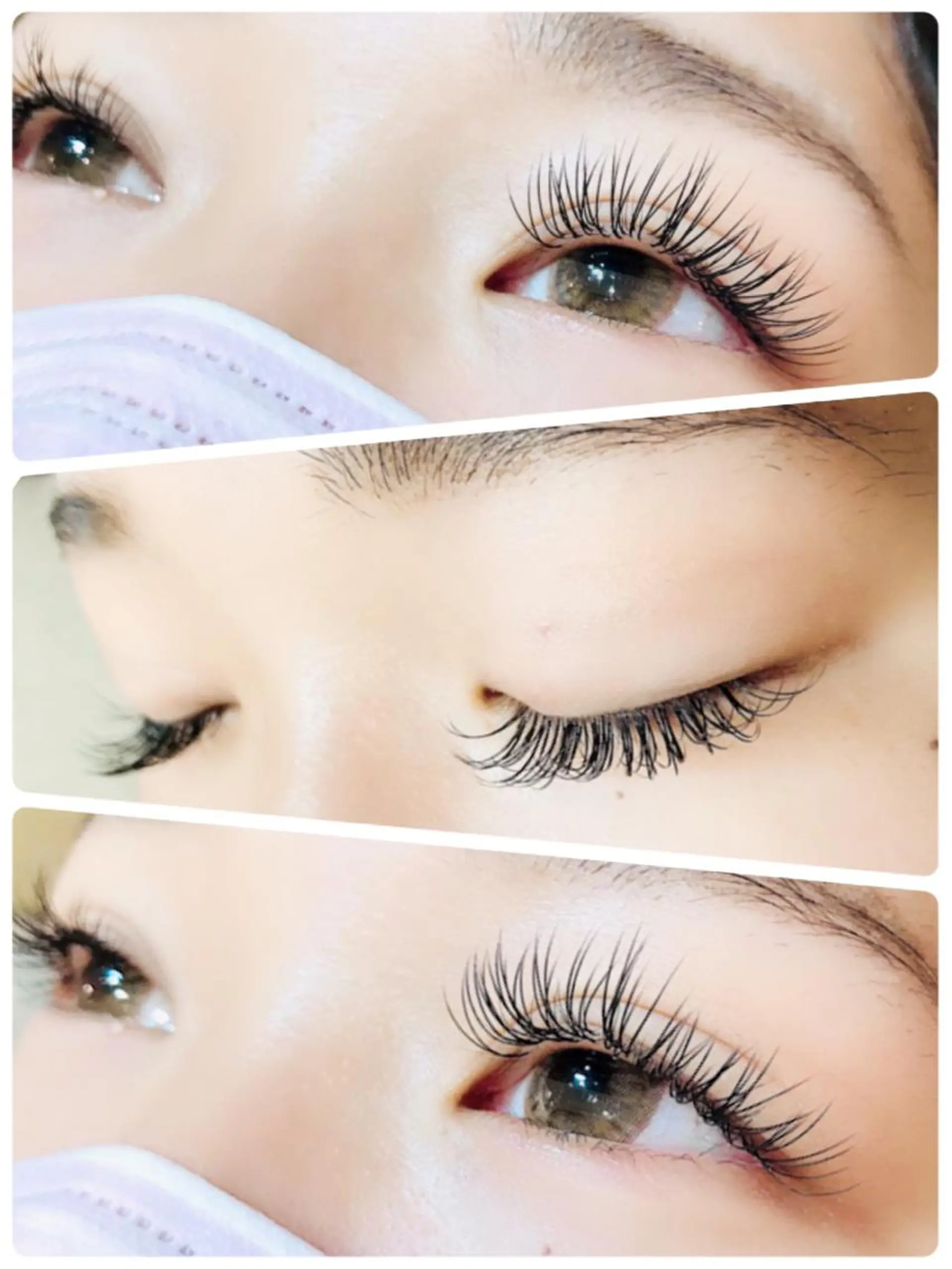 マツエク・マツパ キュート フラットラッシュ マツエク eyelash presh yukaのマツエク・マツパデザイン