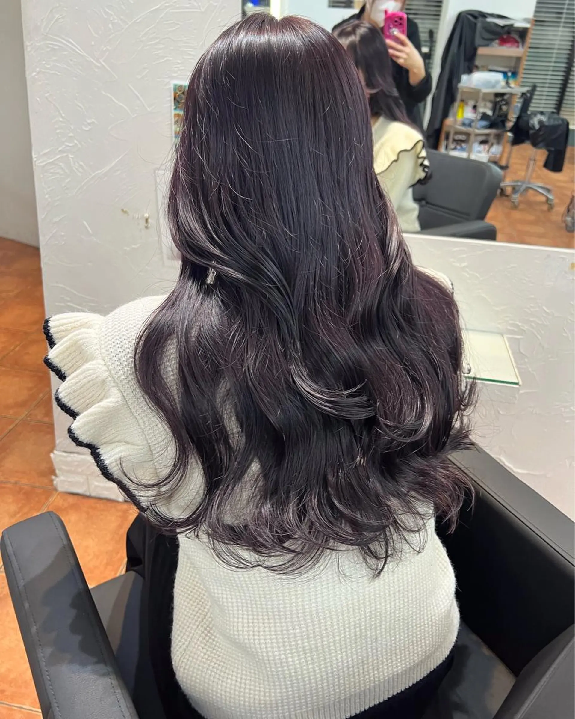 カラー JEWIL SHIBUYA所属・ピンクカラー/ ブリーチなしRINAのヘアスタイル