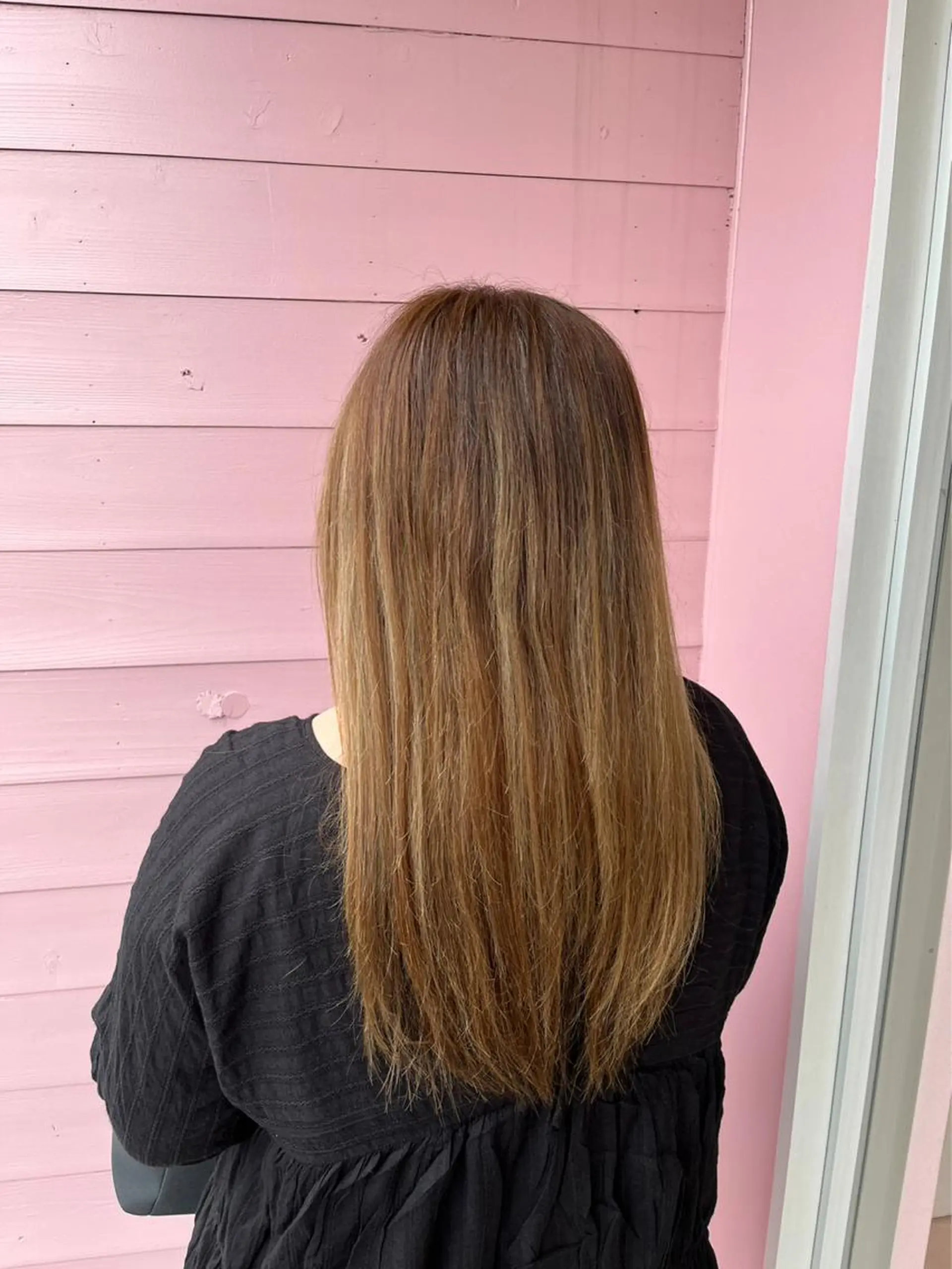 ロング カラー バレイヤージュ ブリーチ ケアブリーチ 透明感カラー デザインカラー 【史上最高】口コミ No.1/ナツキのヘアスタイル