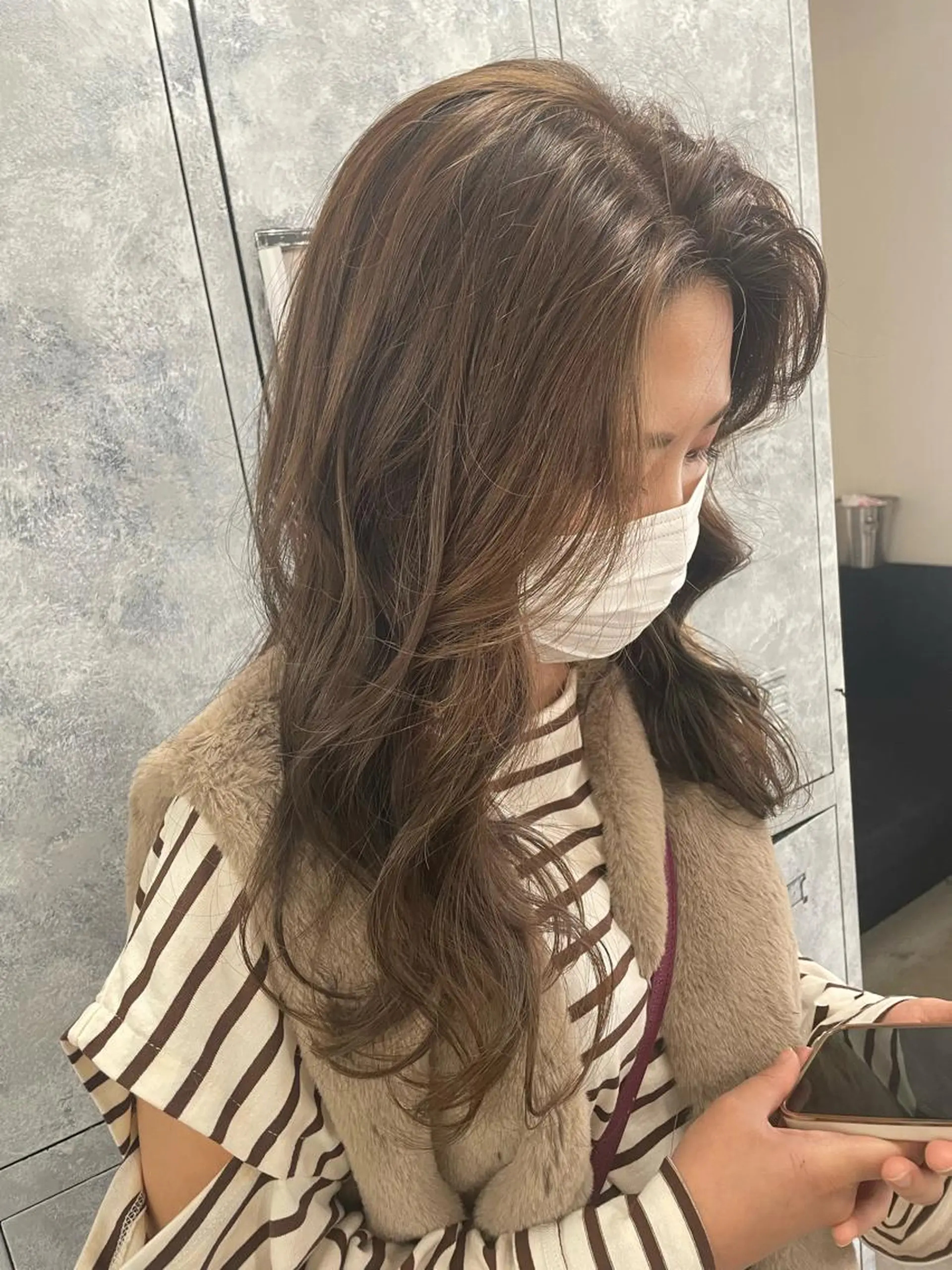 ロング 韓国風ヘア 橋本 彩花のマツエク・マツパデザイン