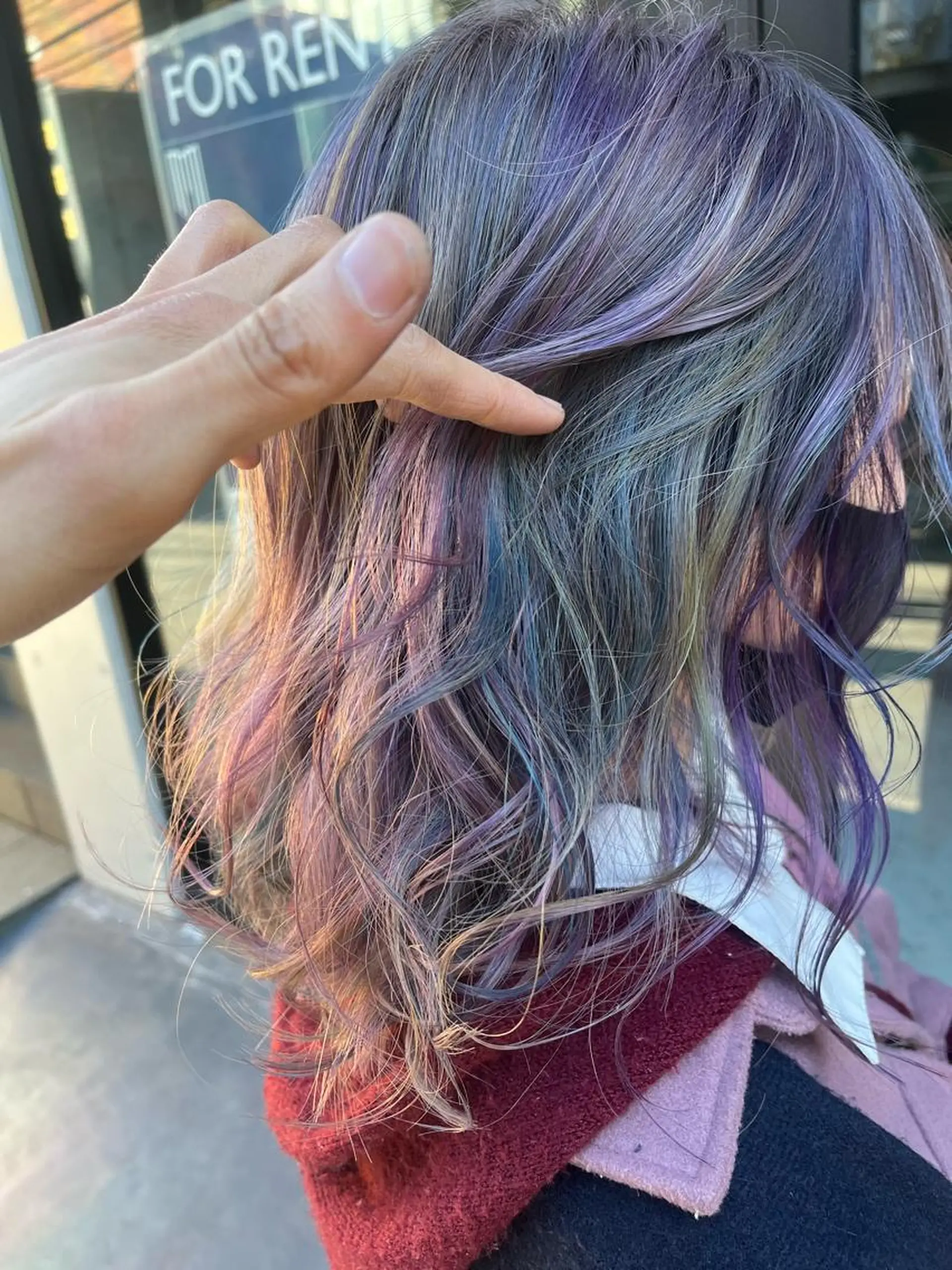 ミディアム カラー ユニコーンカラー カット ヘアカラー トリートメント 原宿サロン代表 デザインカラー伊藤卓のヘアスタイル