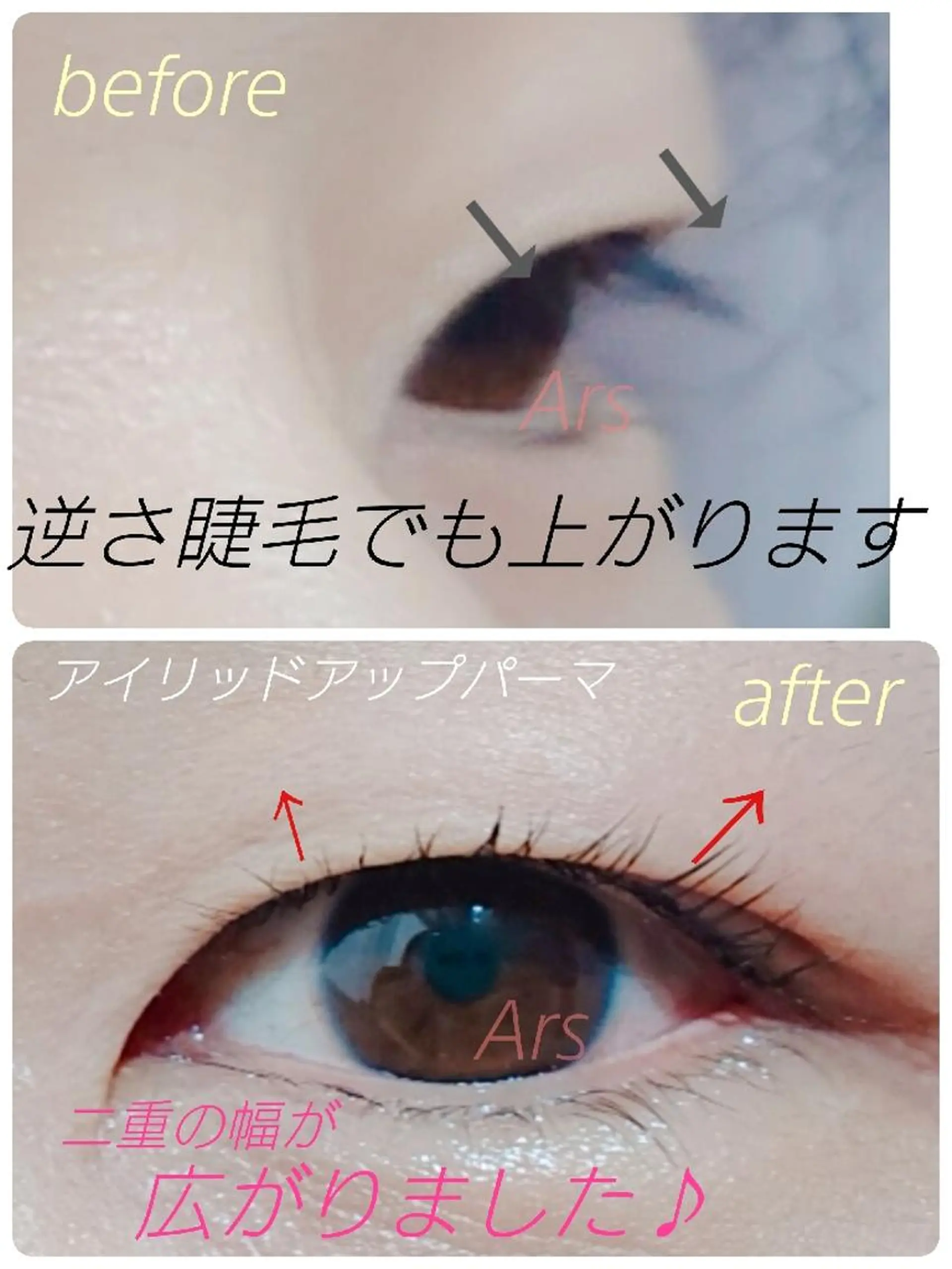 マツエク・マツパ アイリッドアップパーマ Ars  (ｱﾙｽ)所属・Ars      (ｱﾙｽ)のマツエク・マツパデザイン