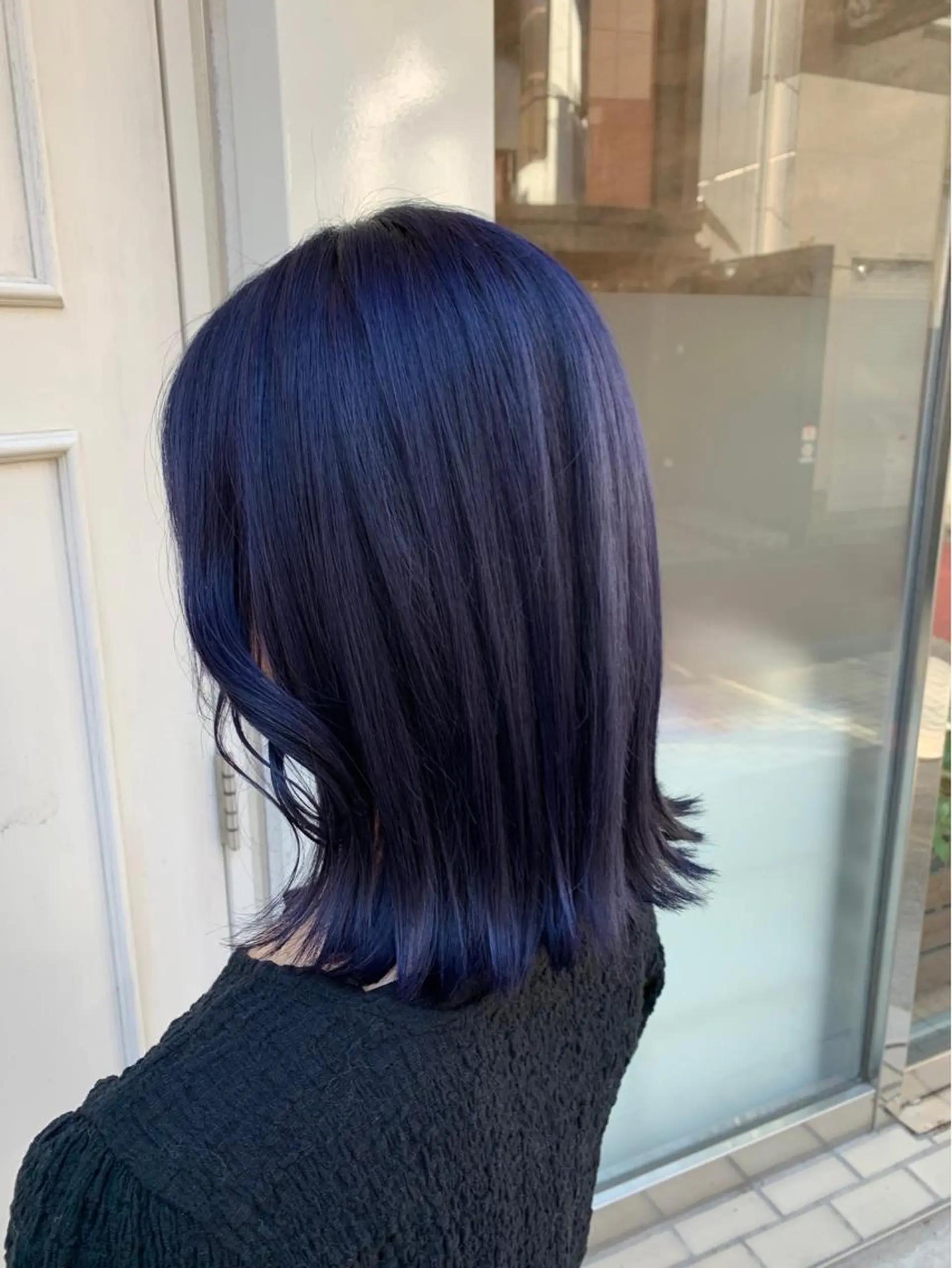 ミディアム カラー ブリーチ ブルーカラー ダブルカラー グラデーションカラー ハイライトカラー 💈Blanco💈 カラー&ケア🌈のヘアスタイル