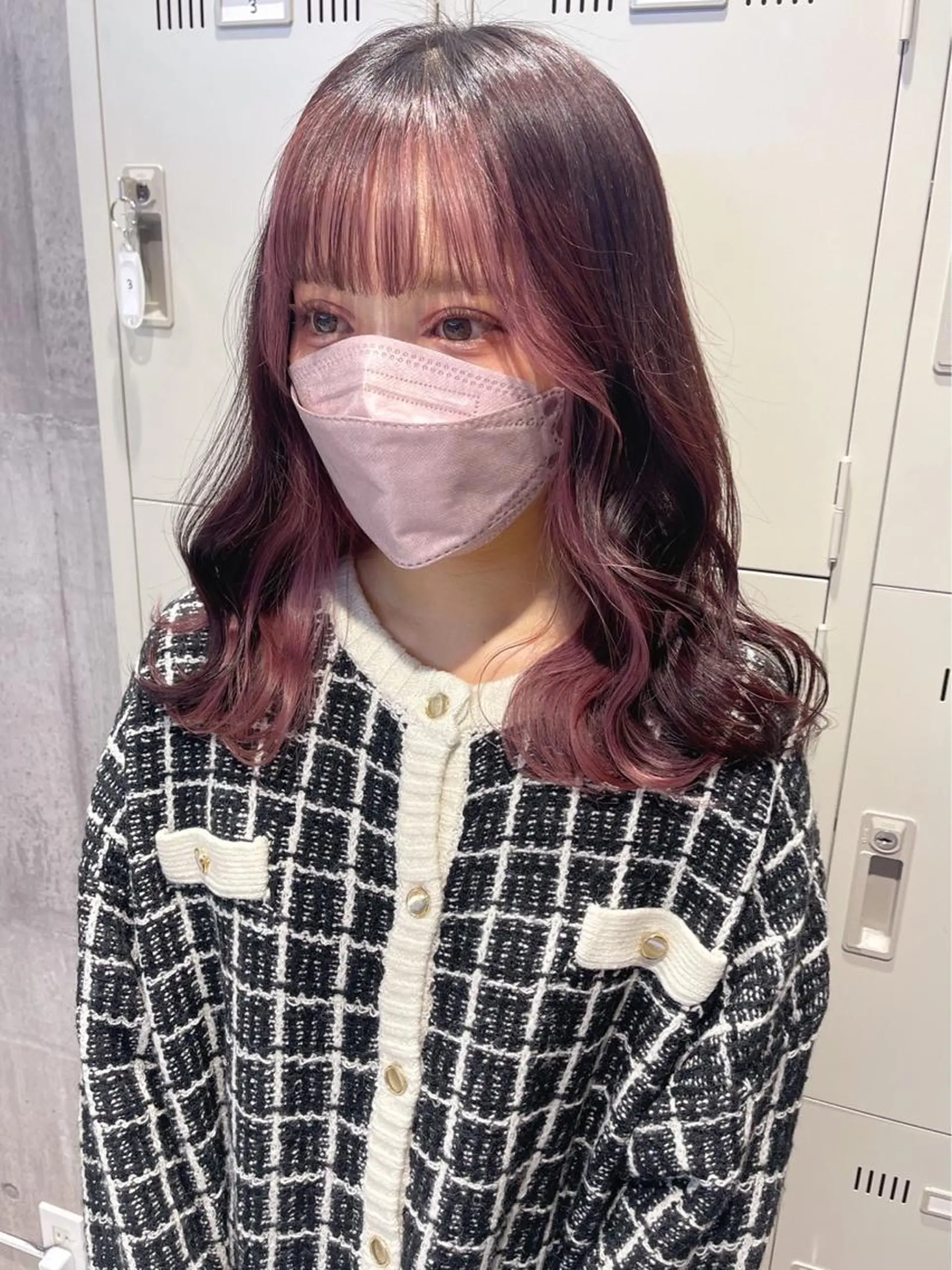 ミディアム カラー カット ヘアカラー ガーリーヘア 🎀 Rika 🫧のヘアスタイル