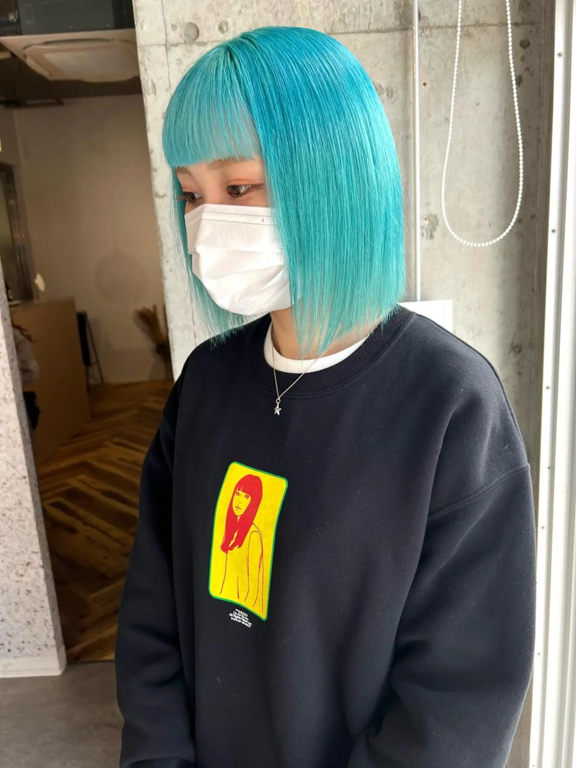 ミディアム カラー バレイヤージュ ブリーチ ケアブリーチ ハイライトカラー インナーカラー ヘアカラー トリートメント lani 天神大名/ブリーチのヘアスタイル