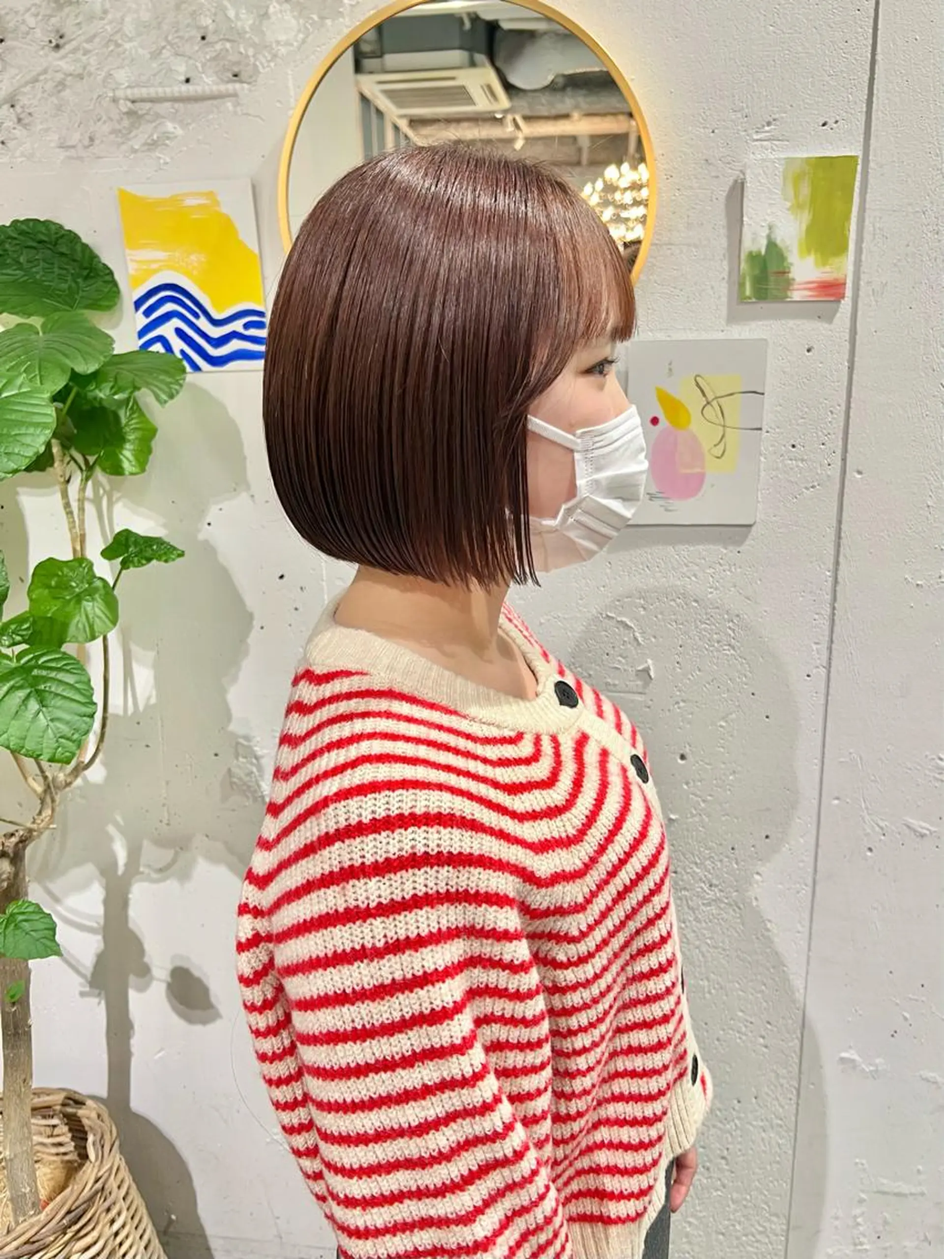 ショート カット ヘアカラー 石井 菜々のヘアスタイル