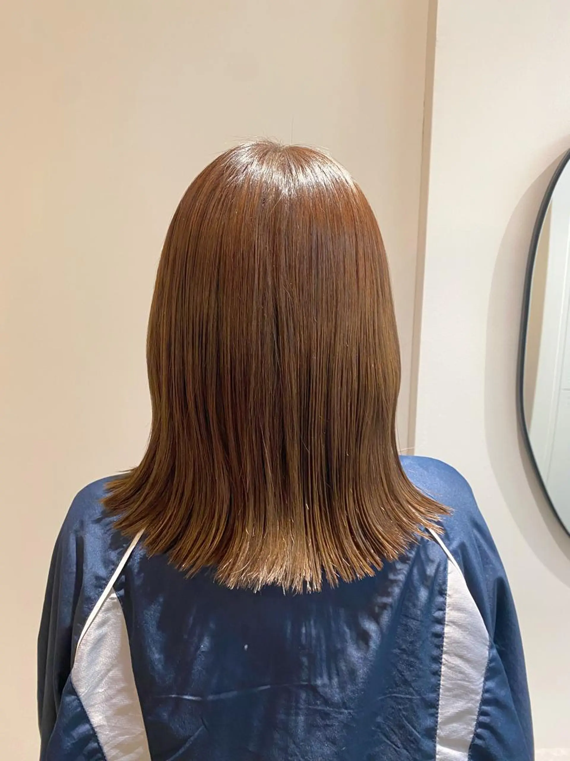 セミロング カラー カット ヘアカラー トリートメント 似合わせ美髪ヘア✨ 天王寺.阿倍野🌈のヘアスタイル