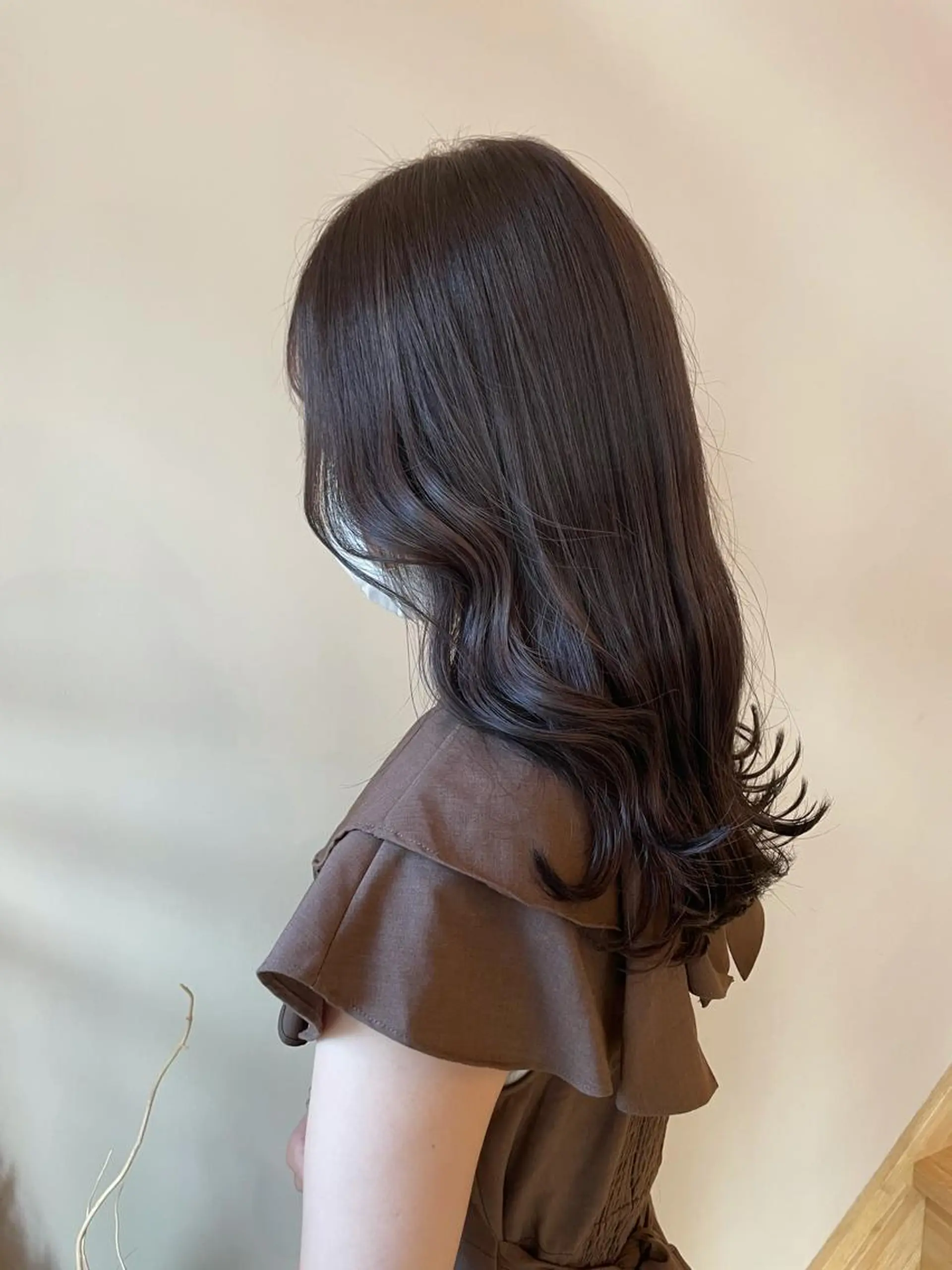 セミロング カラー 林 慧悟のヘアスタイル