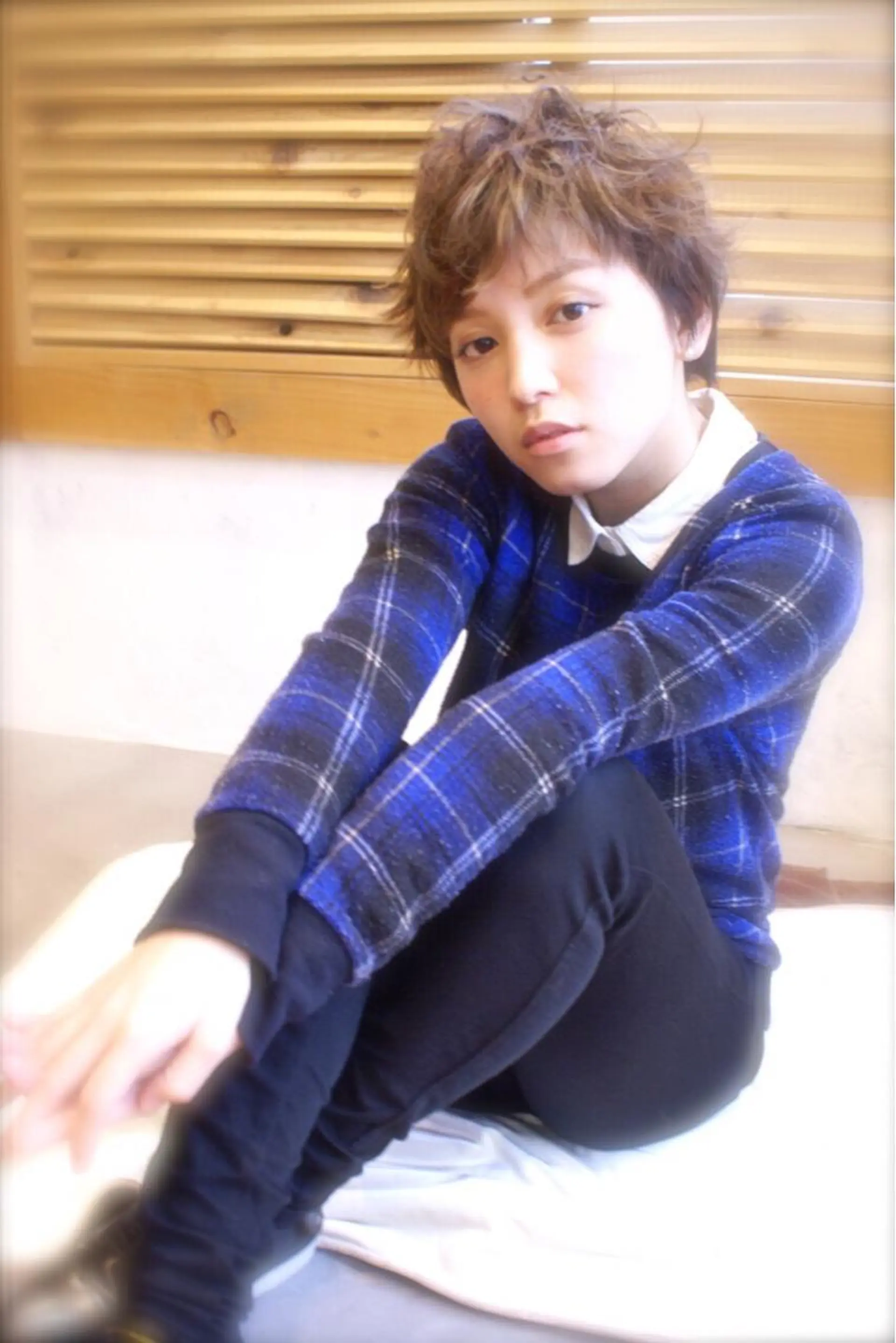 ショート カラー ショートヘア ACT仙川所属・みうら ミウラのヘアスタイル