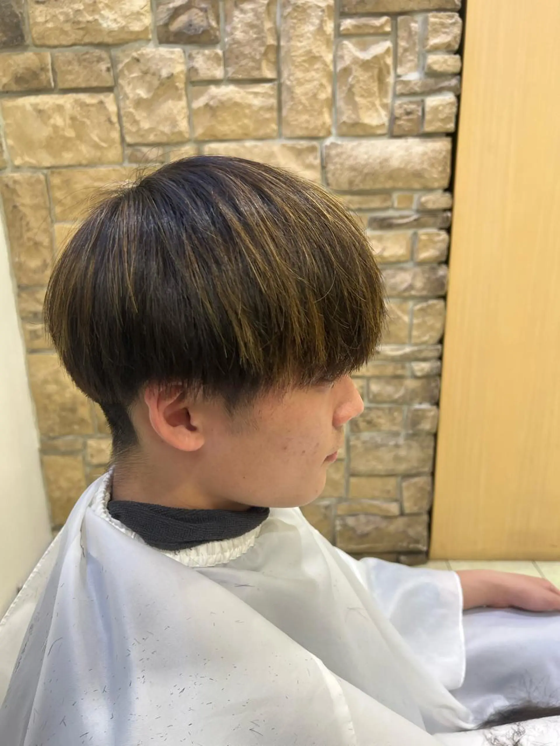 メンズ カット トリートメント 韓国ヘアダウンパーマ シャドウパーマ/航太のヘアスタイル