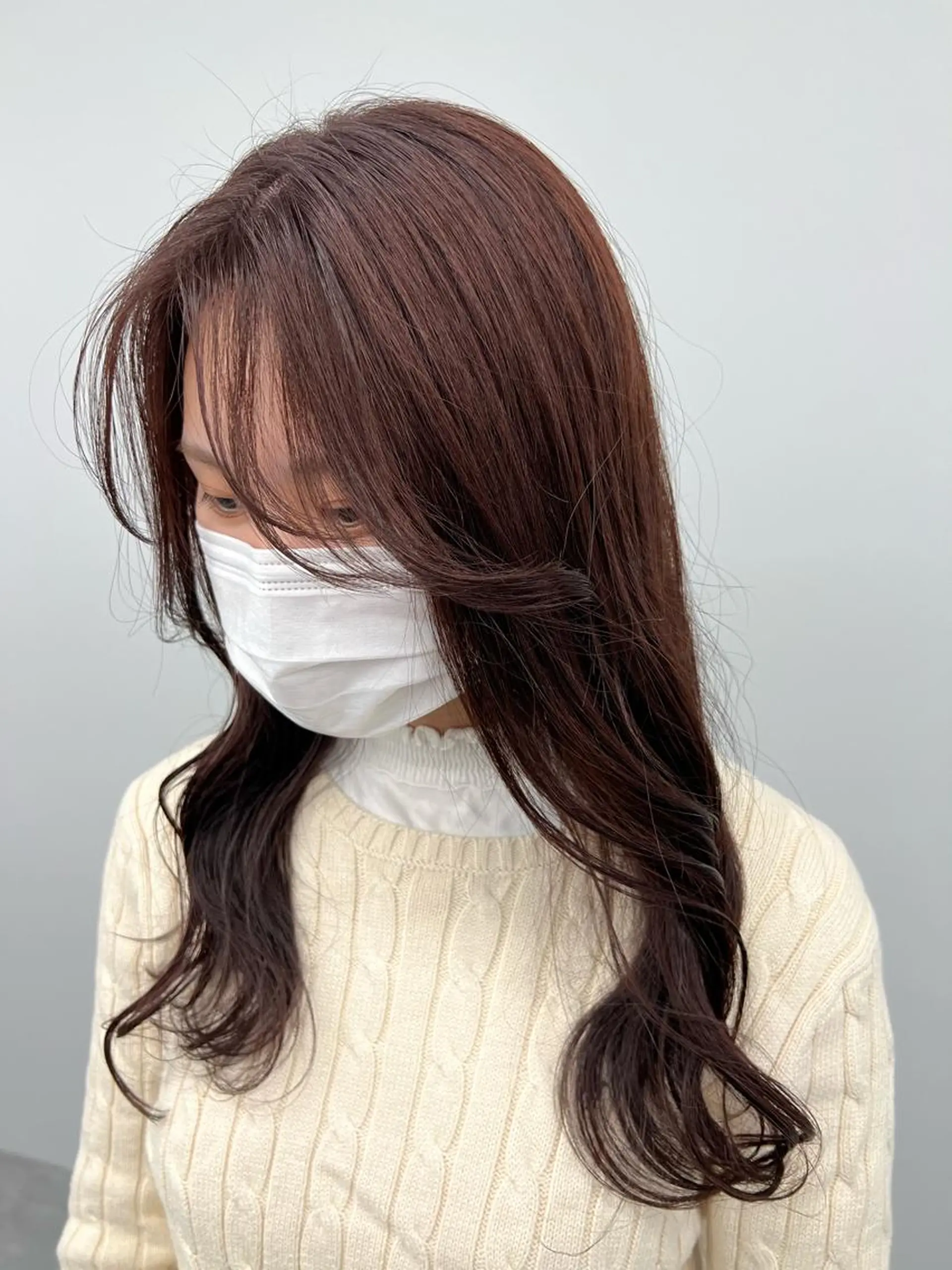 カラー カット ヘアカラー トリートメント 韓国style Mifūのヘアスタイル
