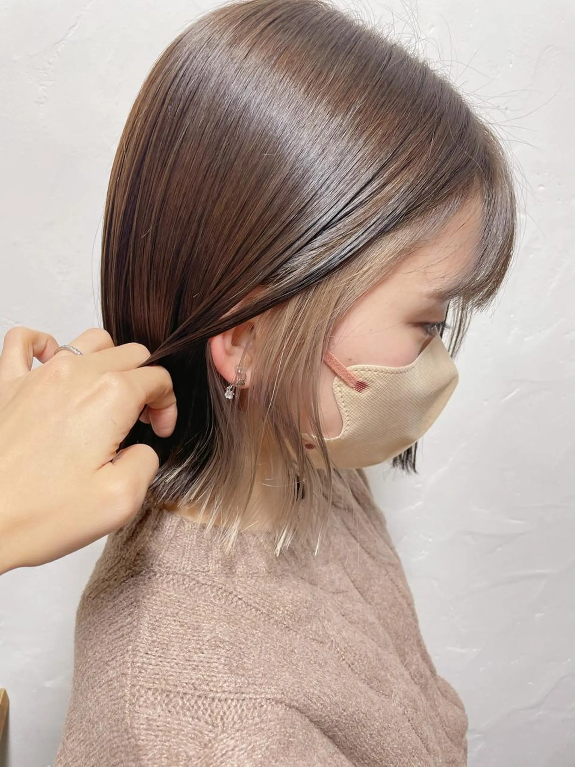 ショート カラー インナーカラー ふわっとレイヤー 🪽スガヤハルミのヘアスタイル