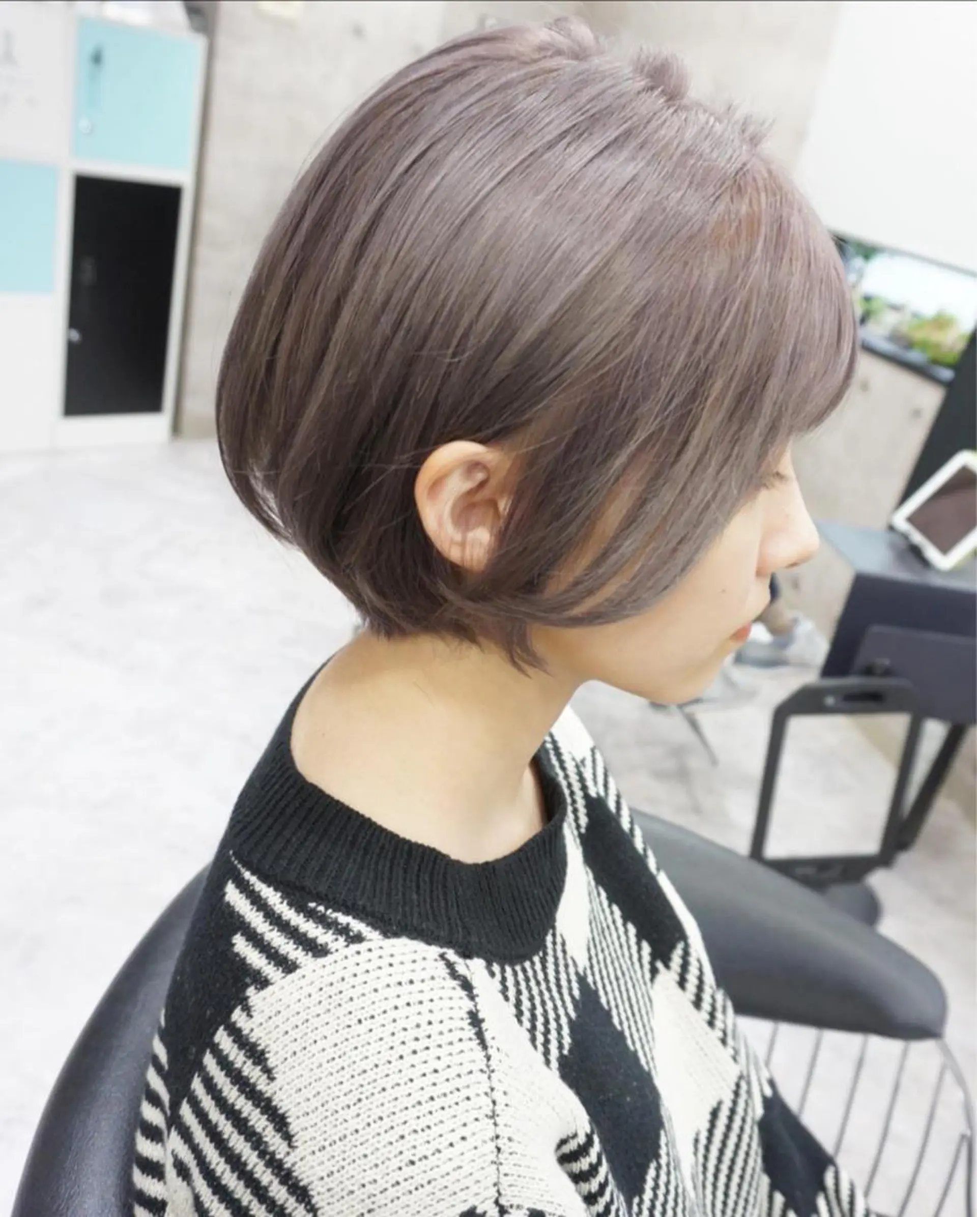 ショート ショートボブ ボブ ショートヘア カット ヘアカラー トリートメント hair teria ryu 大塚のヘアスタイル