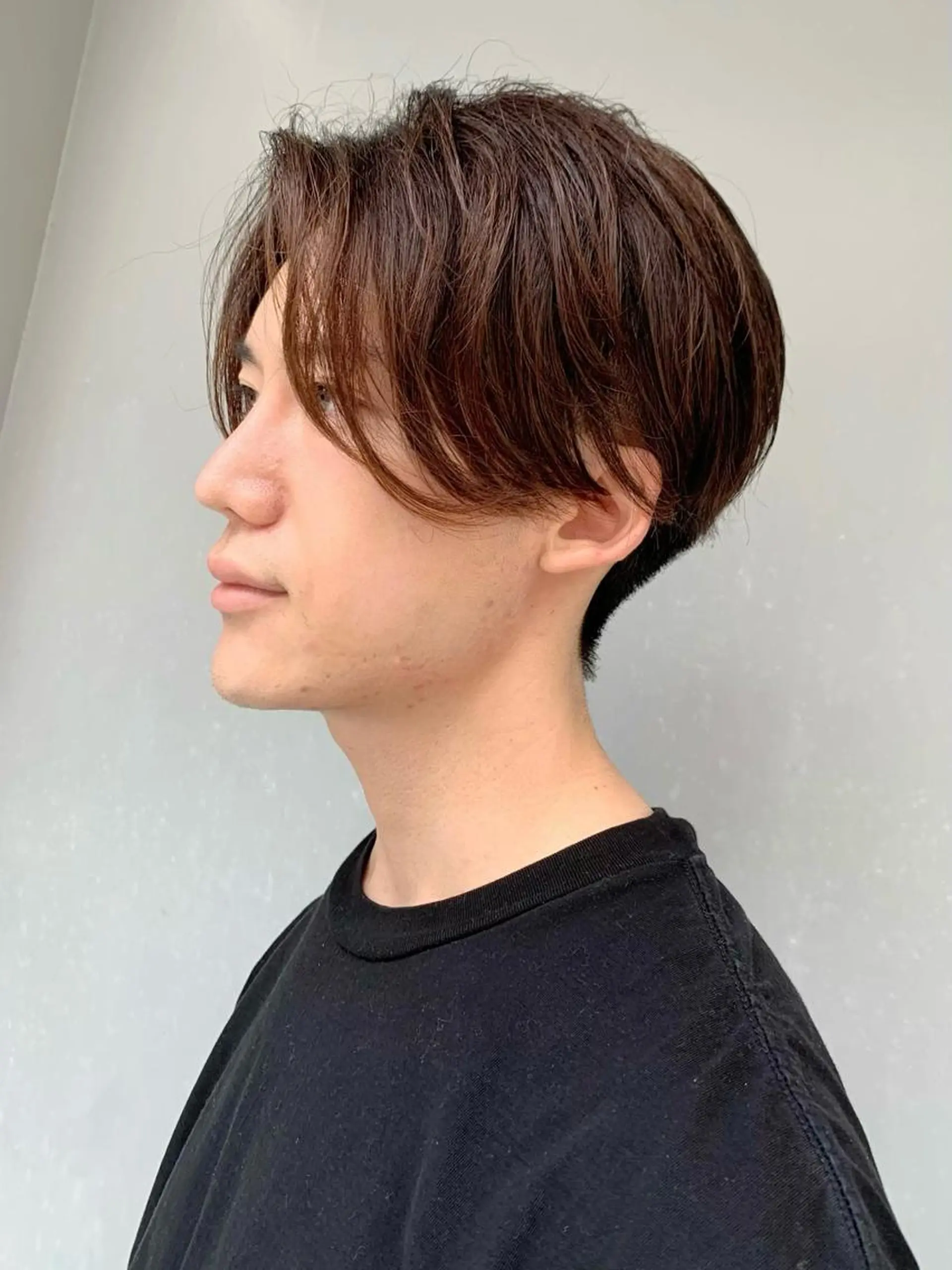 メンズ マッシュ カット 深沢 秀のヘアスタイル
