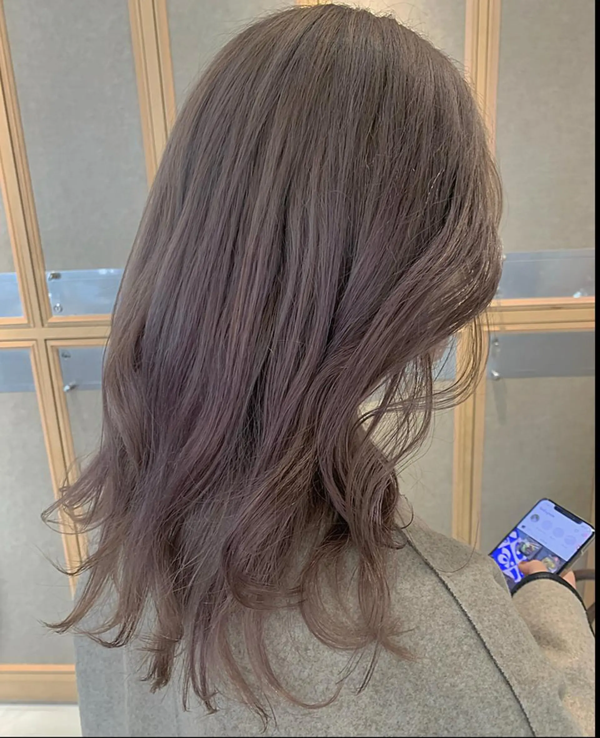 カラー ラベンダー/レイヤー カット🤎mamiのヘアスタイル