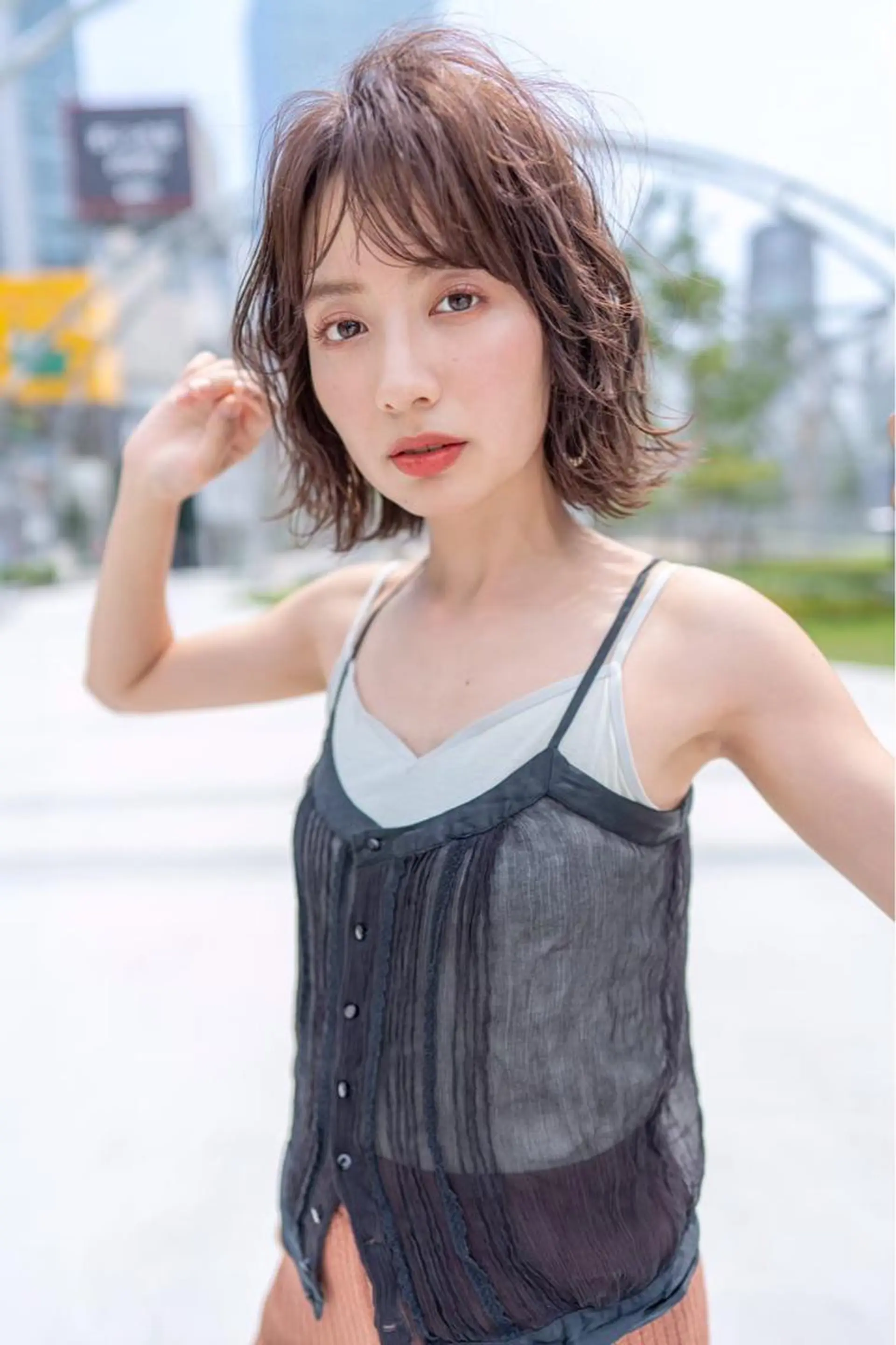 ショート カラー カット ヘアカラー トリートメント 🉐レイヤー/塩見 弘樹🉐渋谷のヘアスタイル