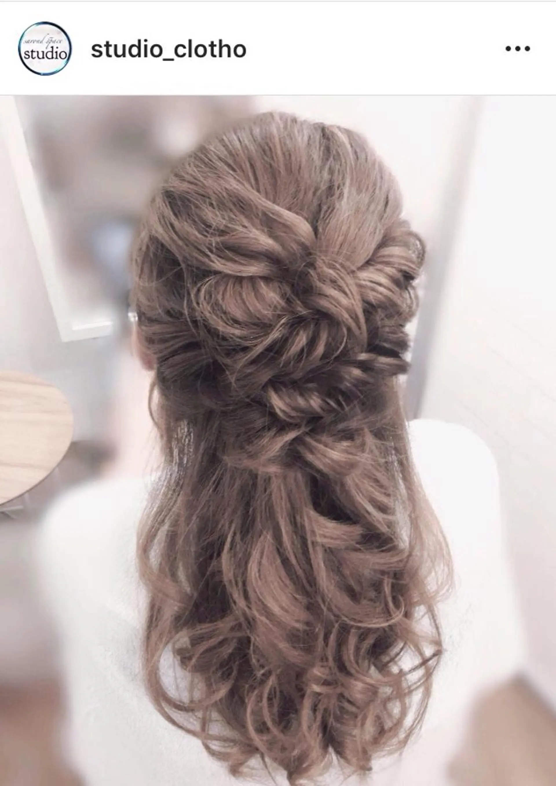 ヘアアレンジ ハーフアップ 結婚式・ブライダル 京都.祇園セットサロン:スタジオ ヒロ【Studio hiro】所属・ヒロ(hiro) •スタジオヒロのヘアスタイル