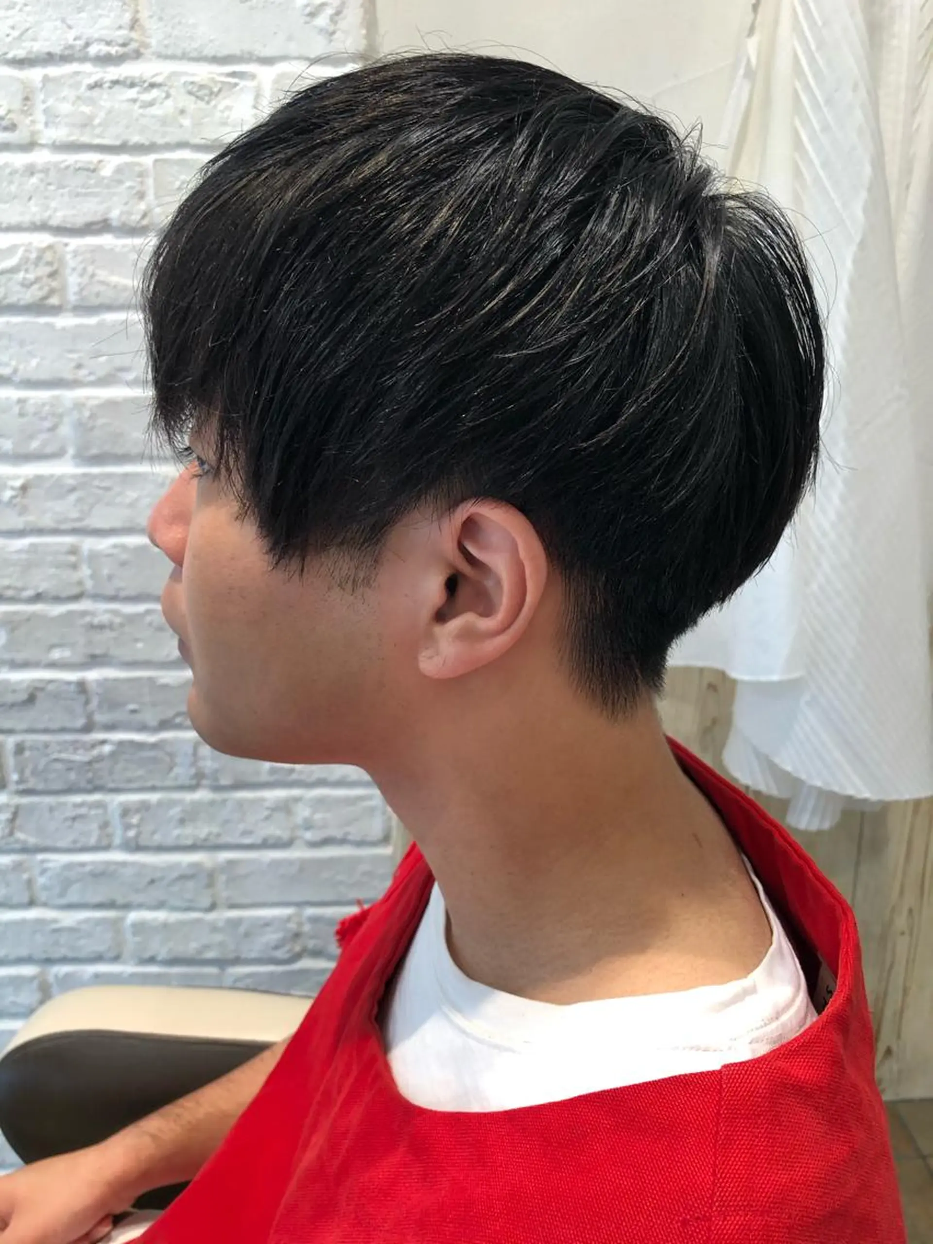 ショート カラー パーマ メンズ カット メンズサロン💈 吉岡陽【中野】のヘアスタイル
