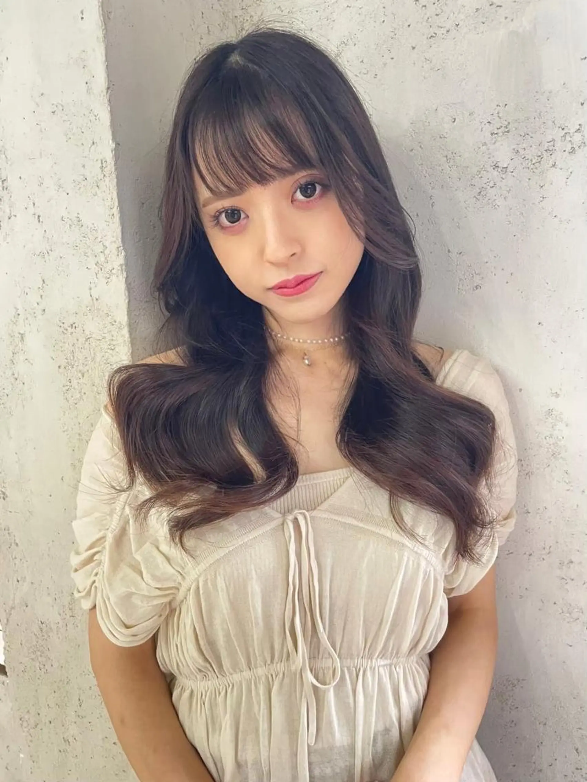 セミロング カット ヘアカラー ✨🍀岩崎 唯🍀✨のヘアスタイル