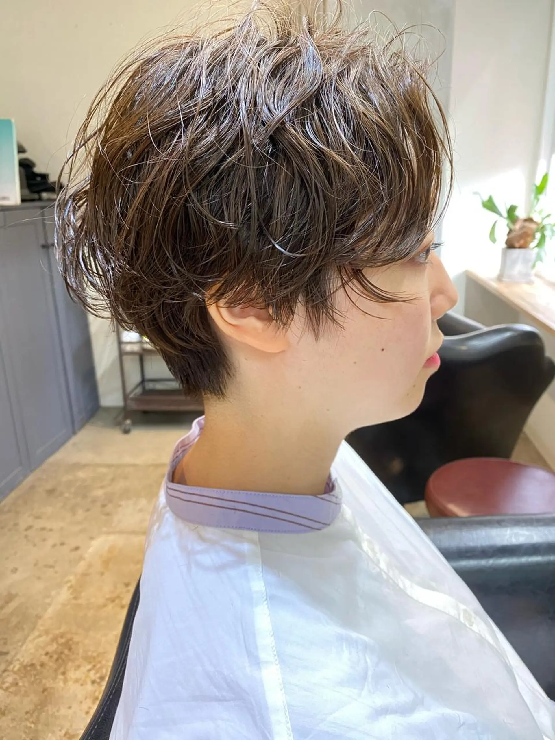 ショート パーマ ショートヘア カット パーマ トリートメント 🧼柴田 健太郎🧼のヘアスタイル