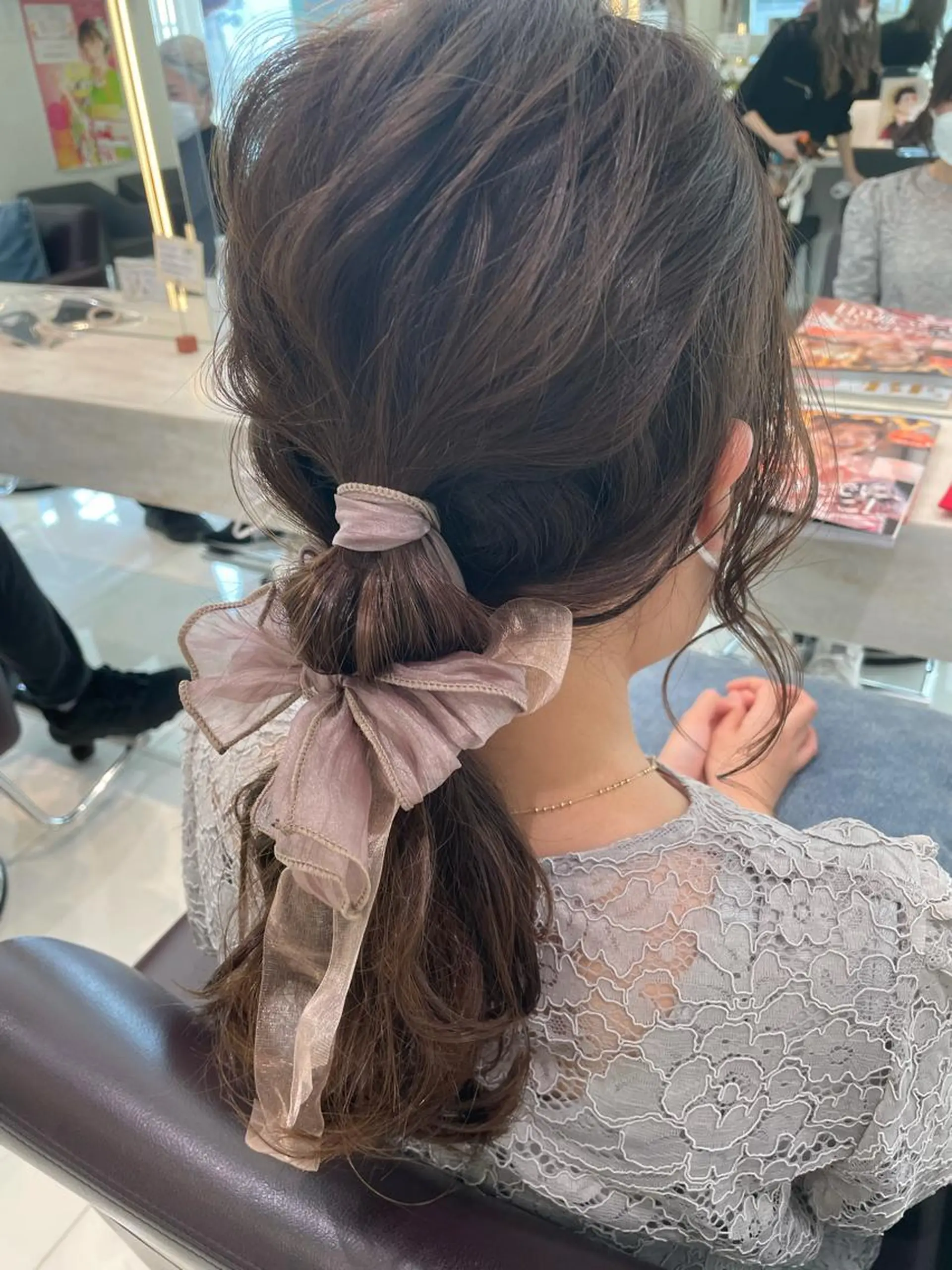 ロング ヘアアレンジ ヘアセット crop es 茅ヶ崎所属・ヘアセット/髪質改善 🌿 長 若奈のヘアスタイル