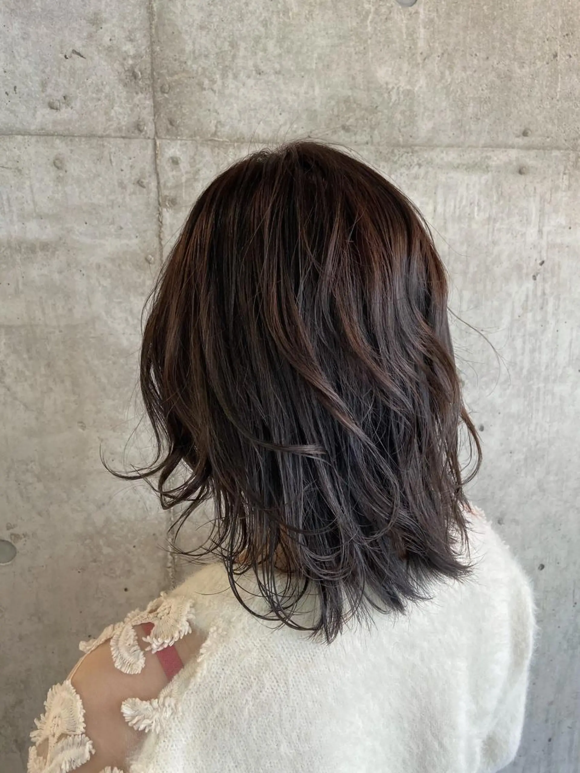 ミディアム カラー ヘアアレンジ ❤️カラー得意 🧡松浦睦樹❤️のヘアスタイル