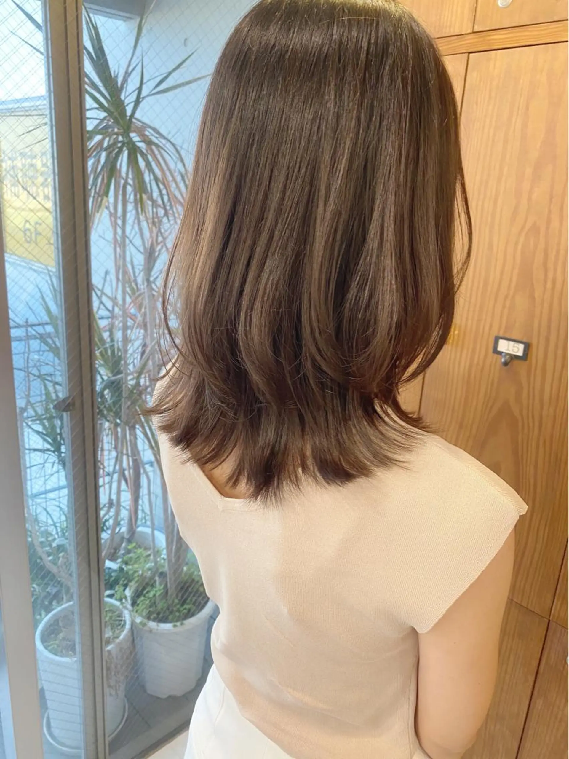 ミディアム カラー 艶髪🫧髪質改善🌿 結城綾菜のヘアスタイル