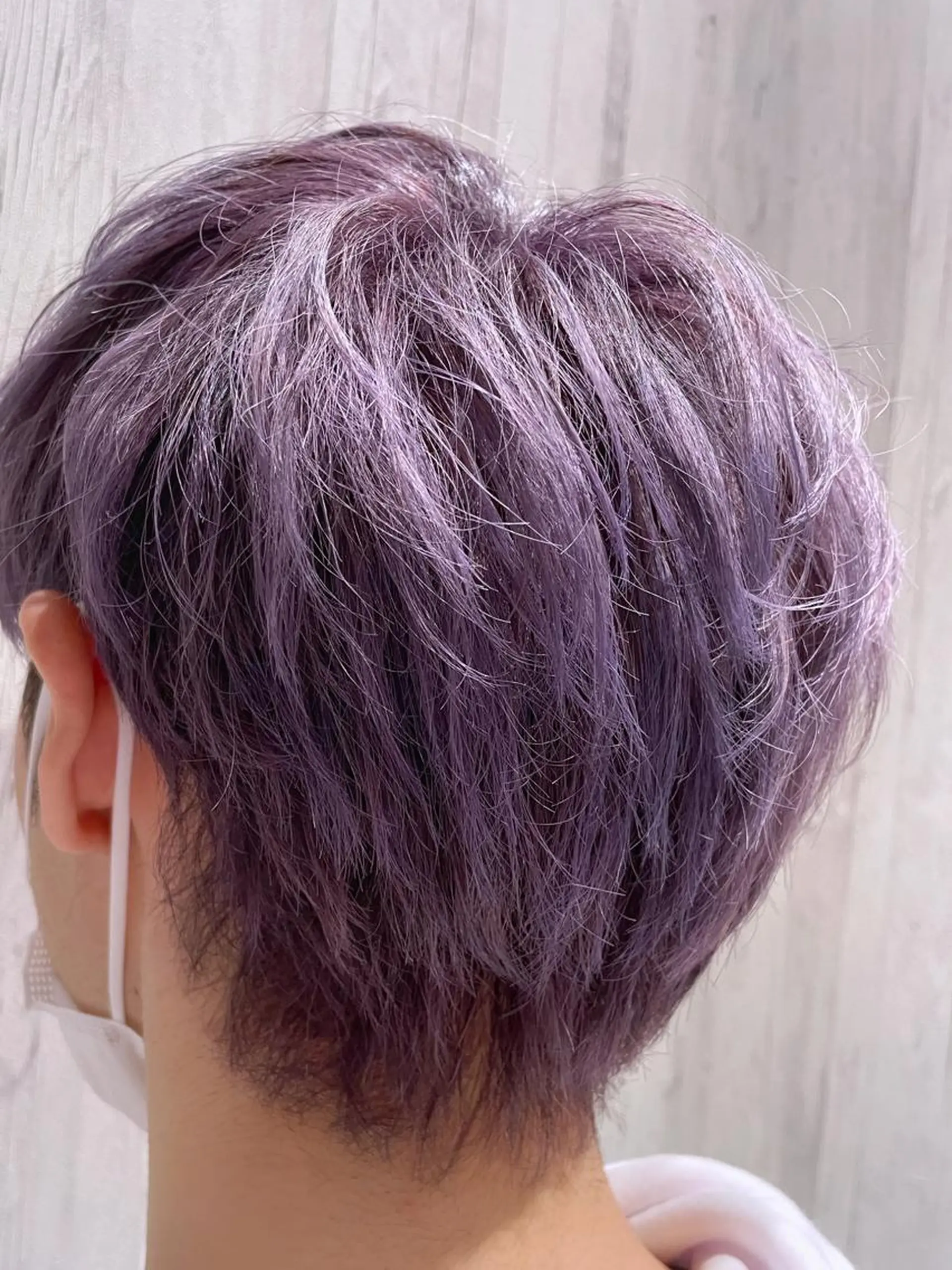 ミディアム カラー メンズ EMANON新宿南口所属・🦄中性ウルフ ☁️Shiori🦄のヘアスタイル