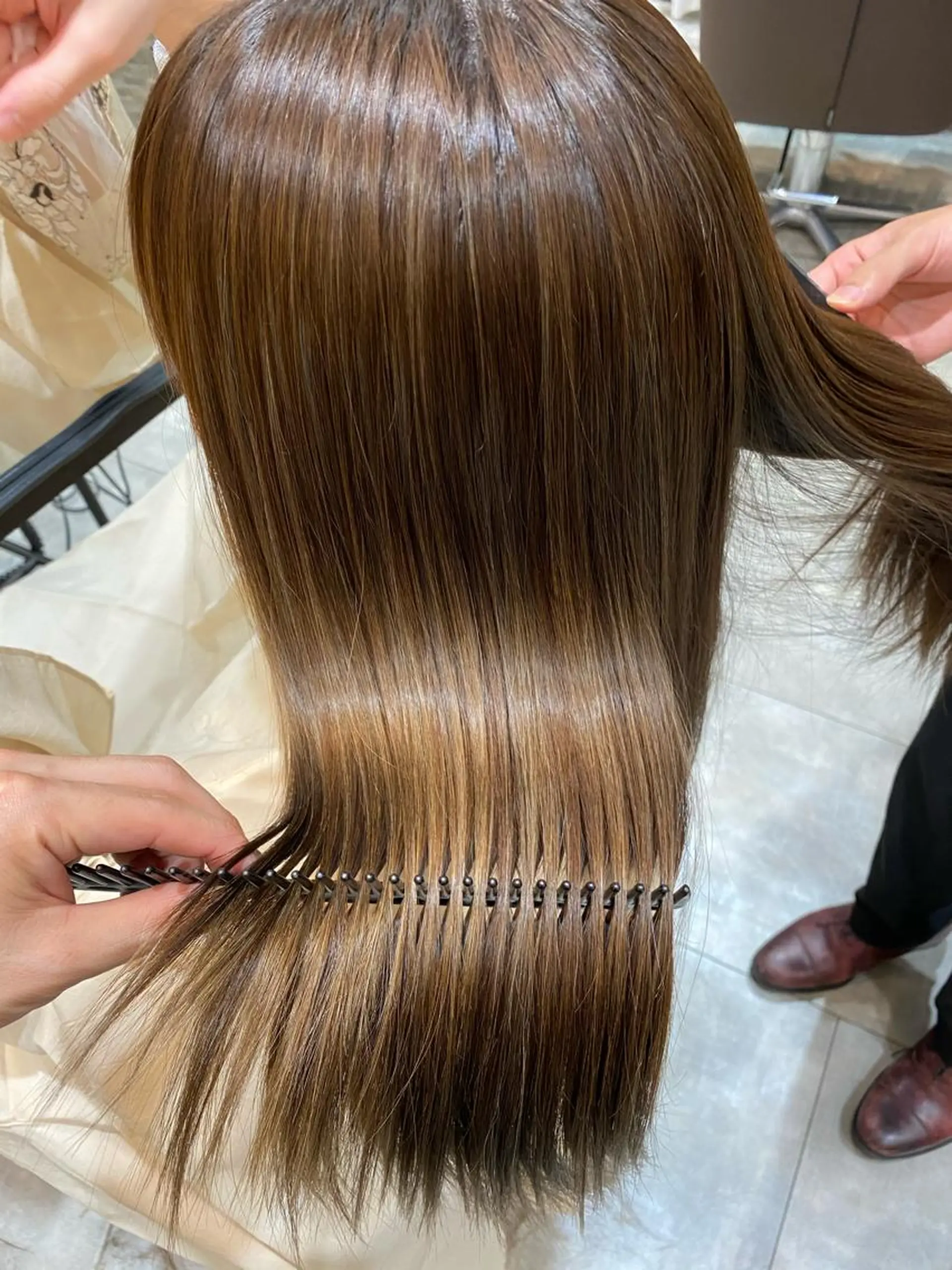 ロング カラー カット ヘアカラー トリートメント Libelle hair salonのヘアスタイル