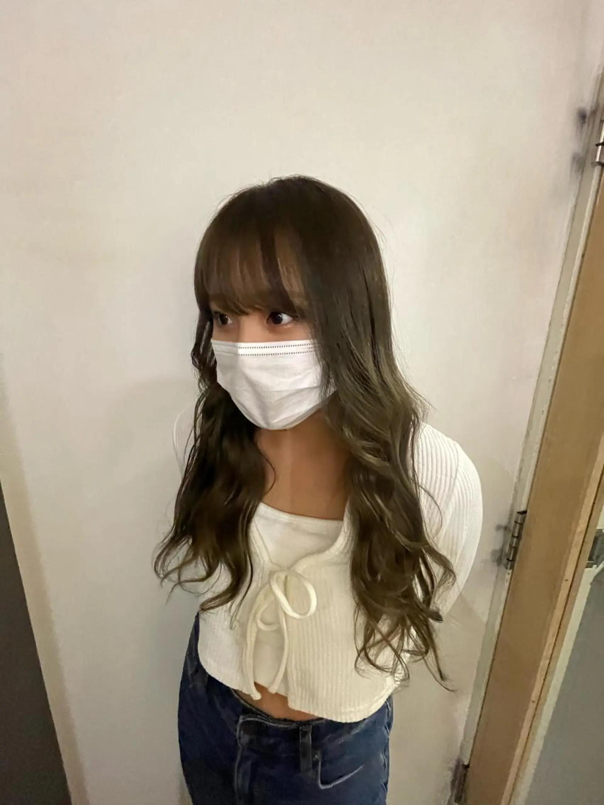 カラー ベージュカラー オリーブベージュ ナカヤマナナエ ♡のヘアスタイル